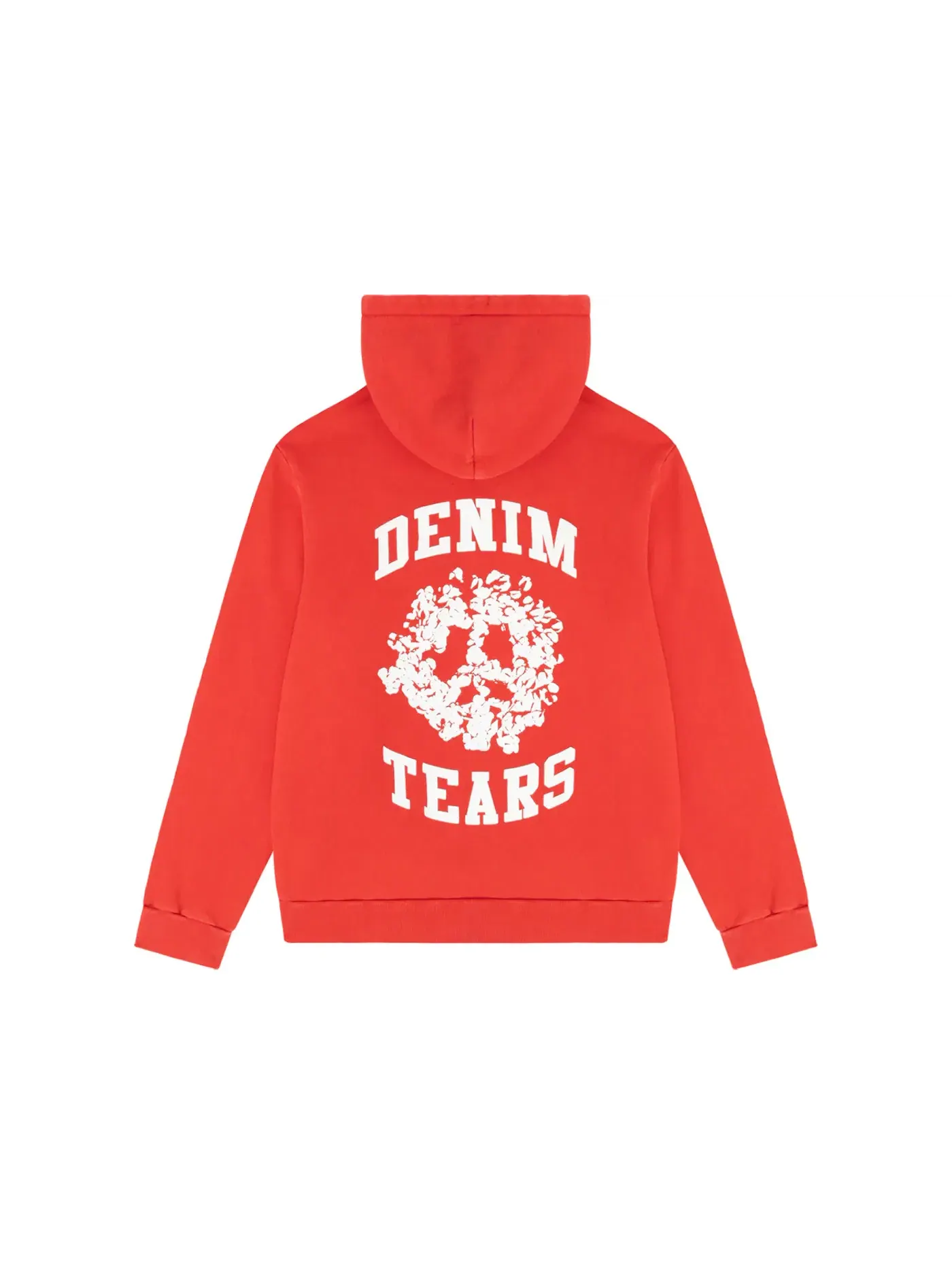 Мужская худи Denim Tears Denim University Zip Hoodie Red — изображение 2 из 2, красный