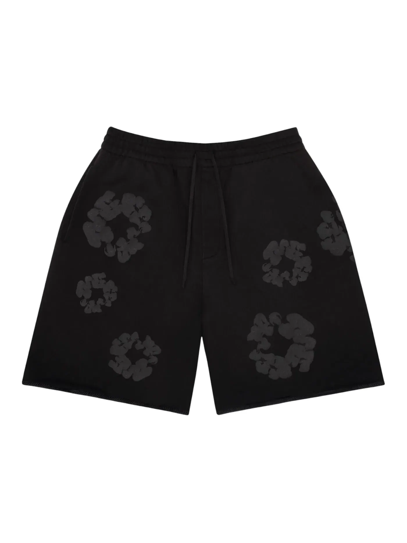 Мужские шорты с выцветшим принтом Sweatshorts Denim Tears — изображение 1 из 2, черный