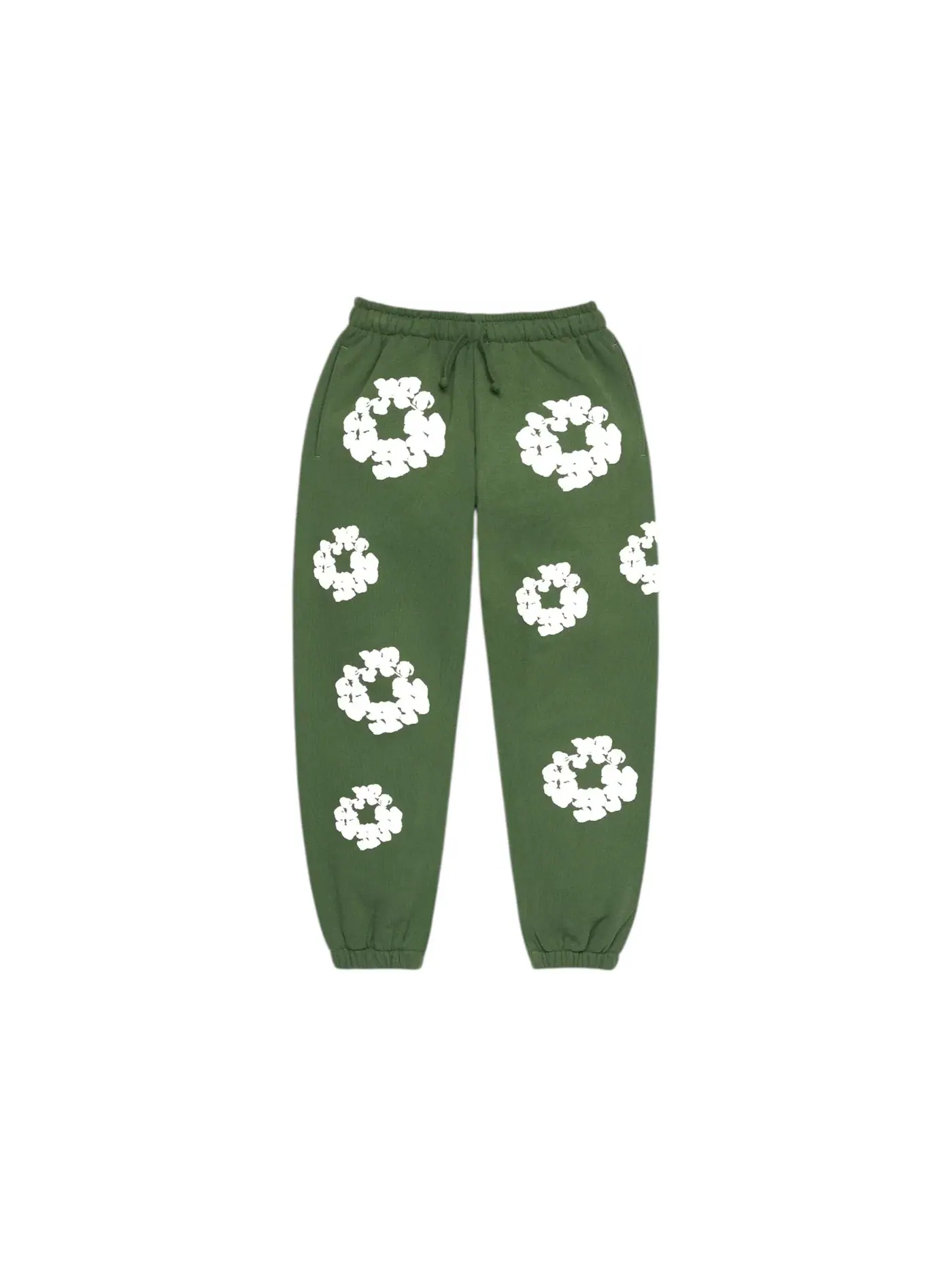 Детские спортивные штаны с принтом Sweatpants Denim Tears — изображение 1 из 2, зеленый
