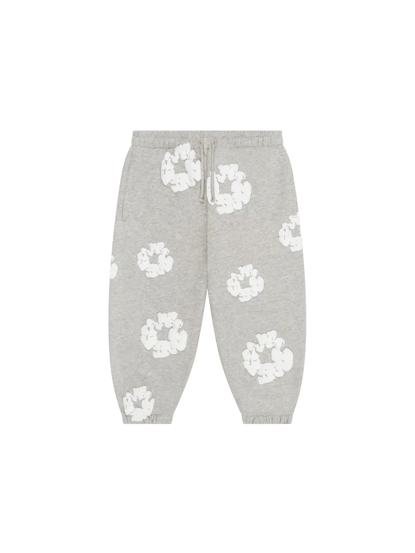 Детские спортивные штаны с принтом Denim Tears Cotton Wreath Sweatpants — изображение 1 из 2, серый