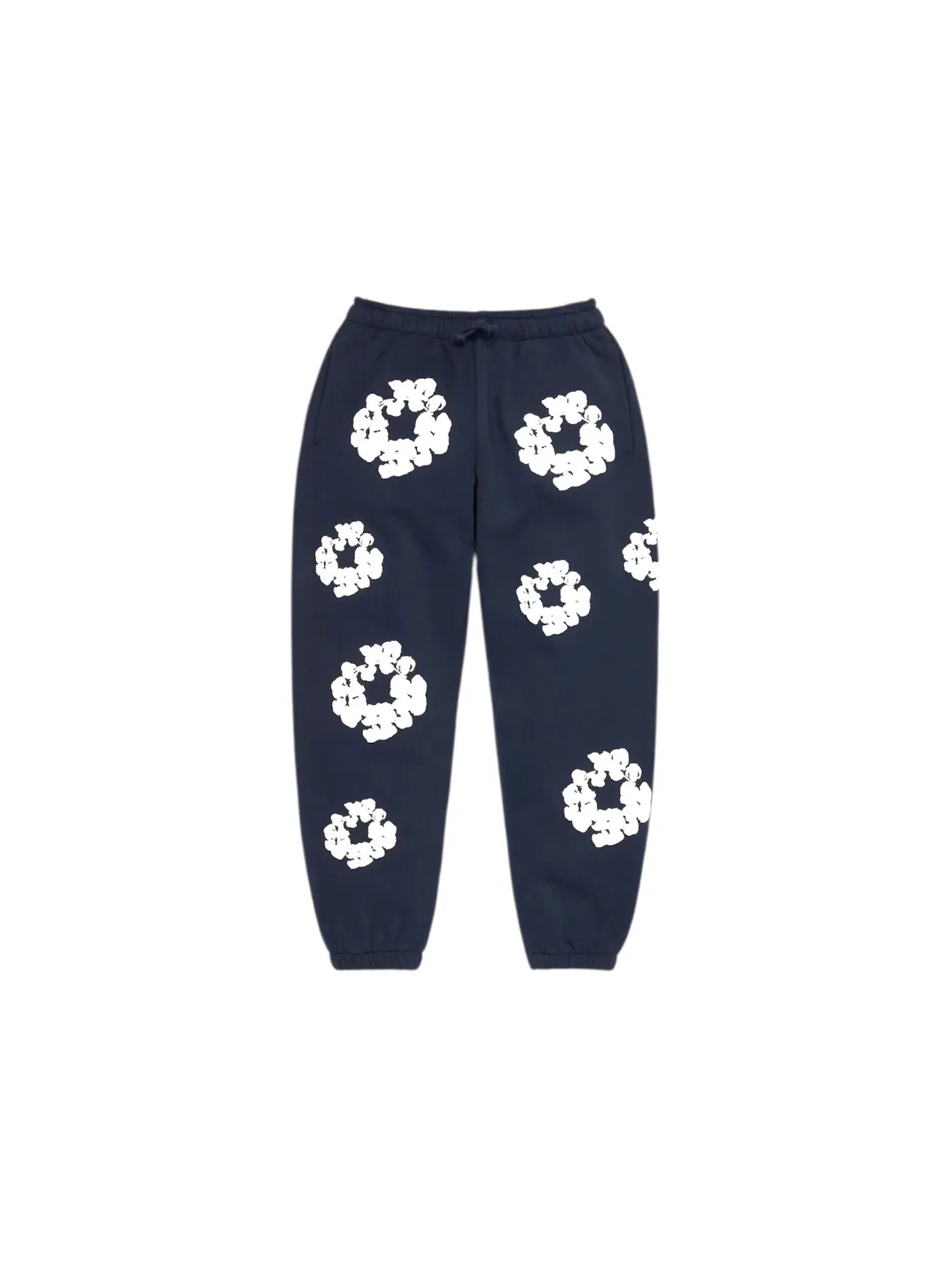Детские спортивные штаны с принтом Cotton Wreath Denim Tears — изображение 1 из 2, темно-синий