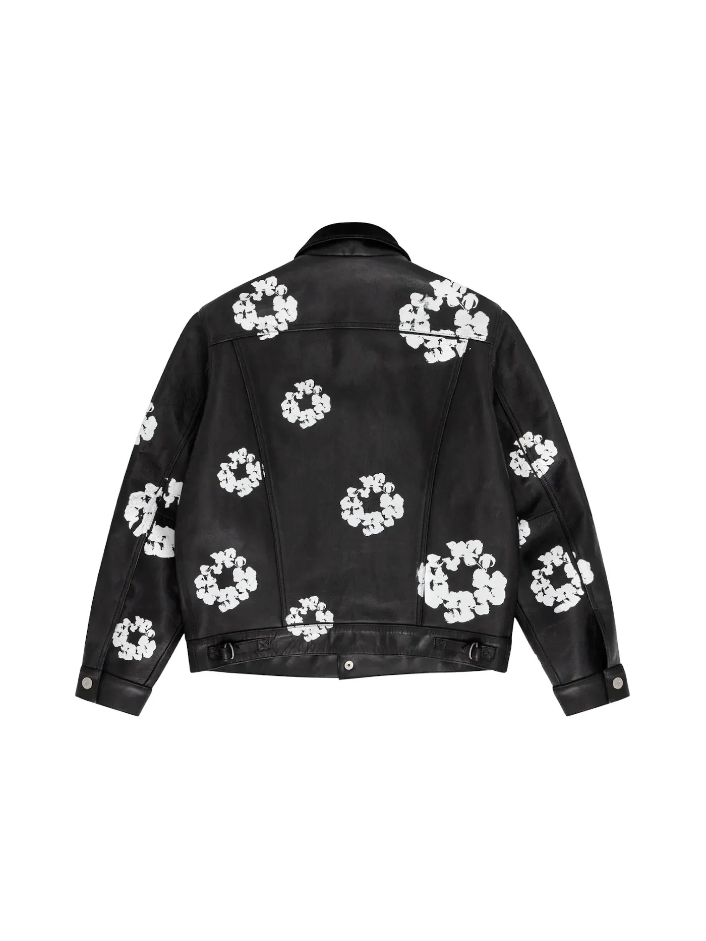Мужская джинсовая куртка с принтом Denim Tears x Levis Leather Cotton Wreath Type-3 — изображение 2 из 2