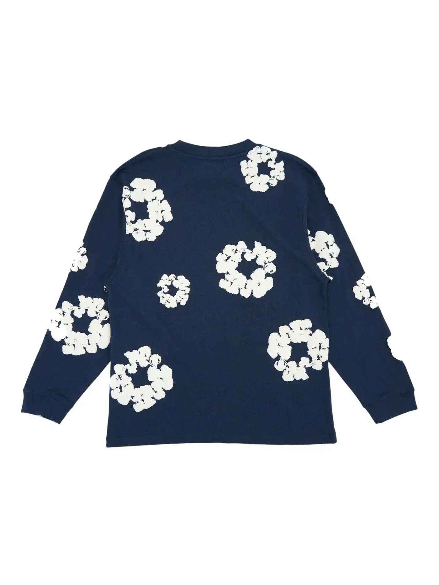 Мужская футболка с длинным рукавом Cotton Wreath Denim Tears — изображение 2 из 2, темно-синий