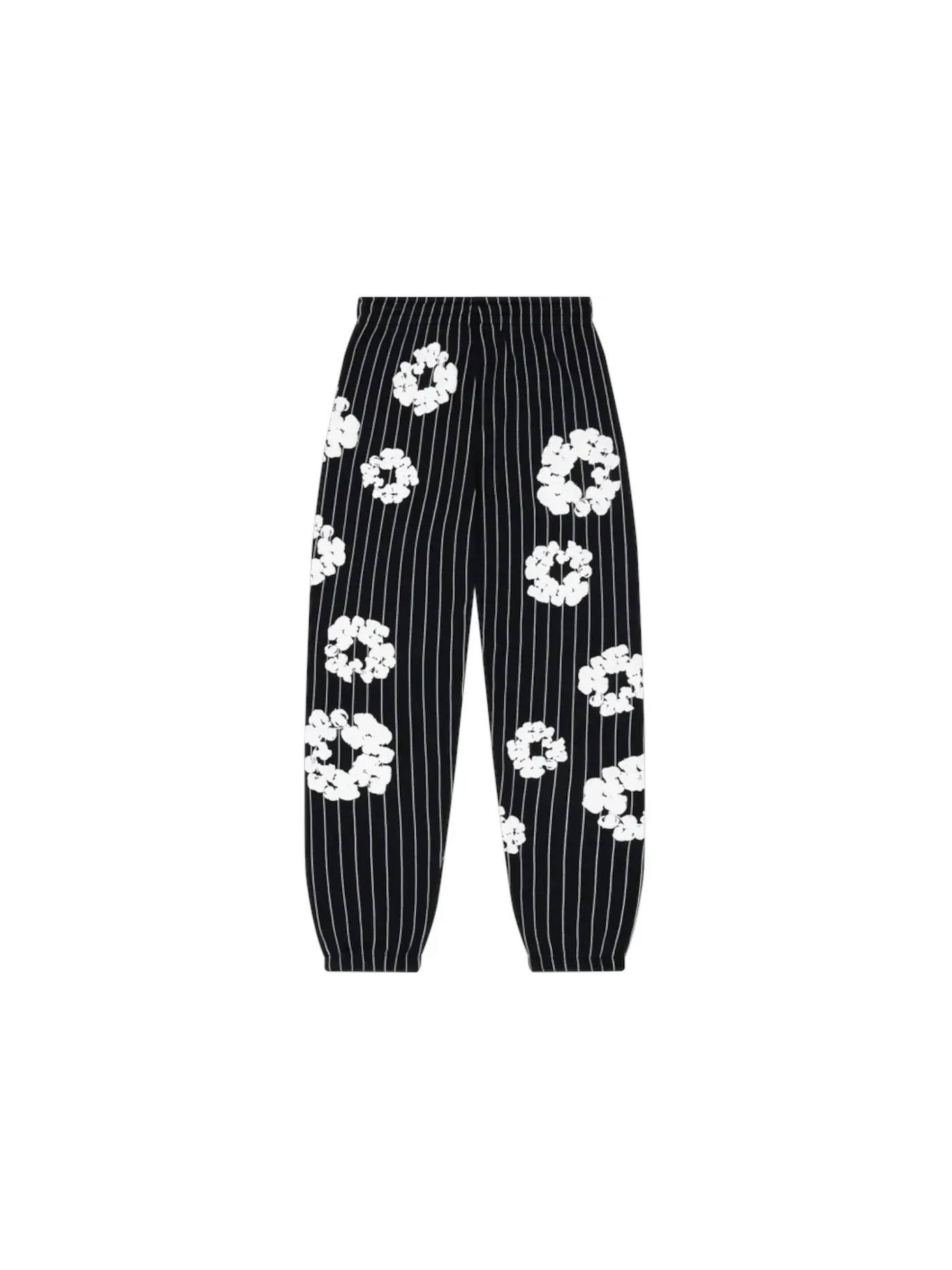 Мужские спортивные штаны с принтом Pinstripe Wreath Denim Tears — изображение 2 из 2, черный