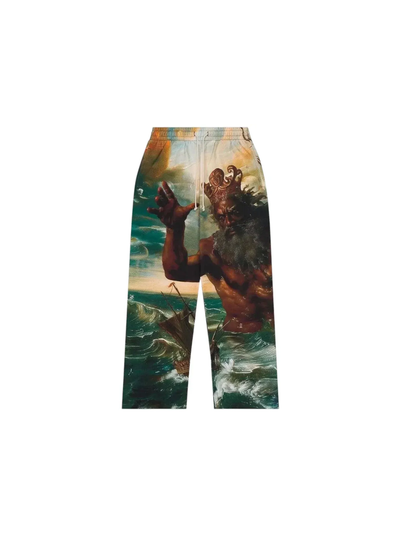 Мужские спортивные штаны с принтом Poseidon's Revenge Denim Tears — изображение 1 из 2, мульти