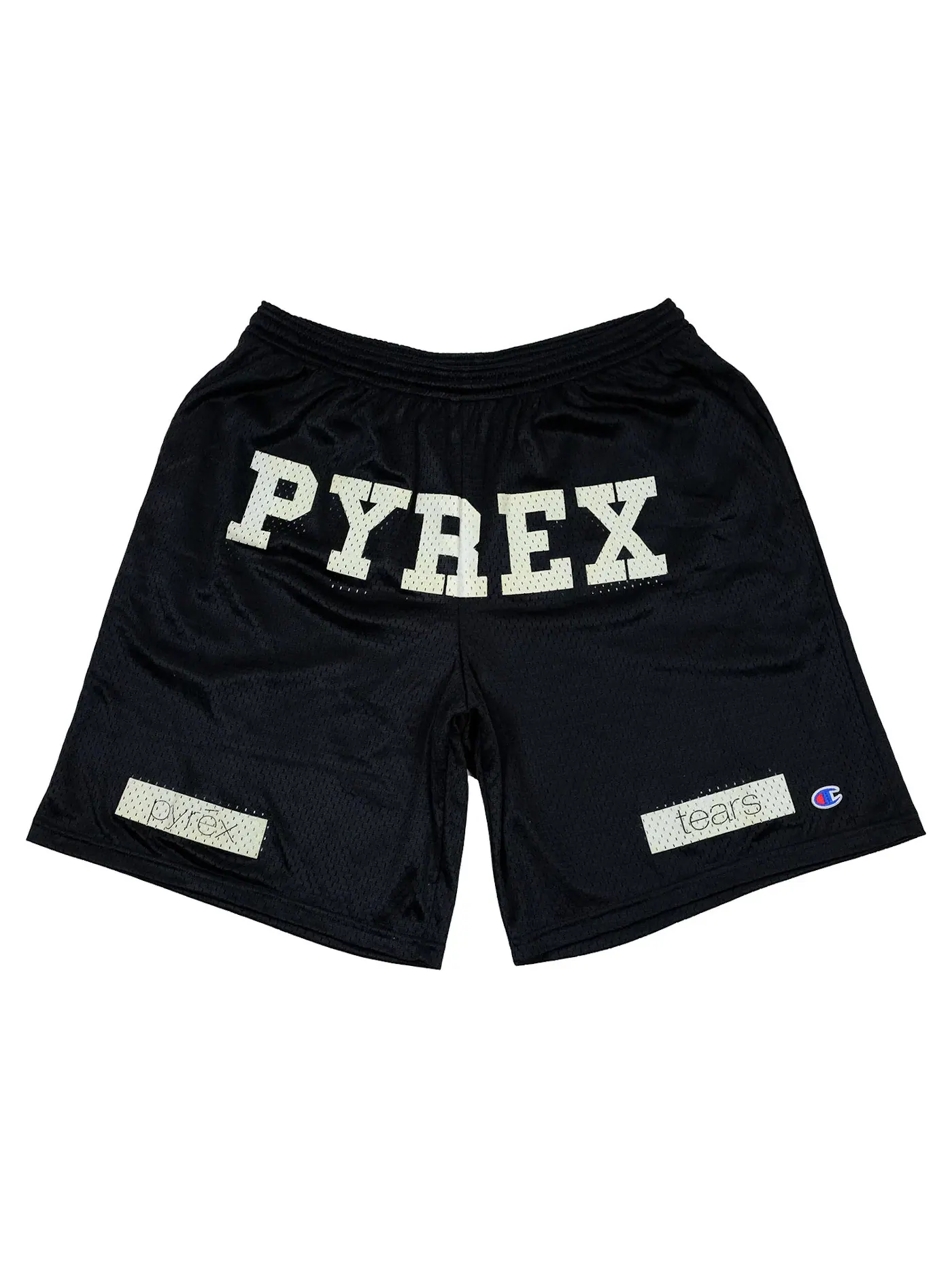 Мужские шорты с принтом Pyrex Tears Denim Tears — изображение 1 из 2, черный