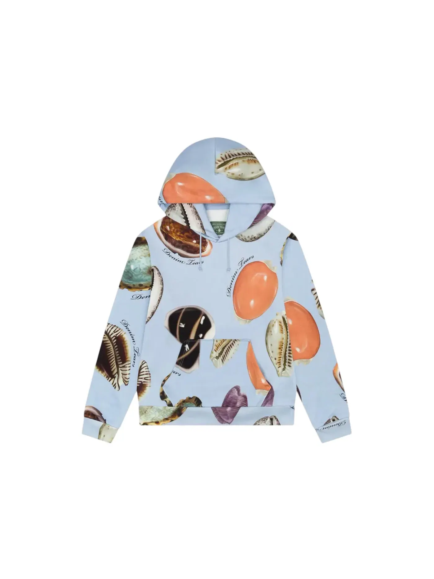 Мужская худи с принтом Denim Tears Hoodie — изображение 1 из 2, синий