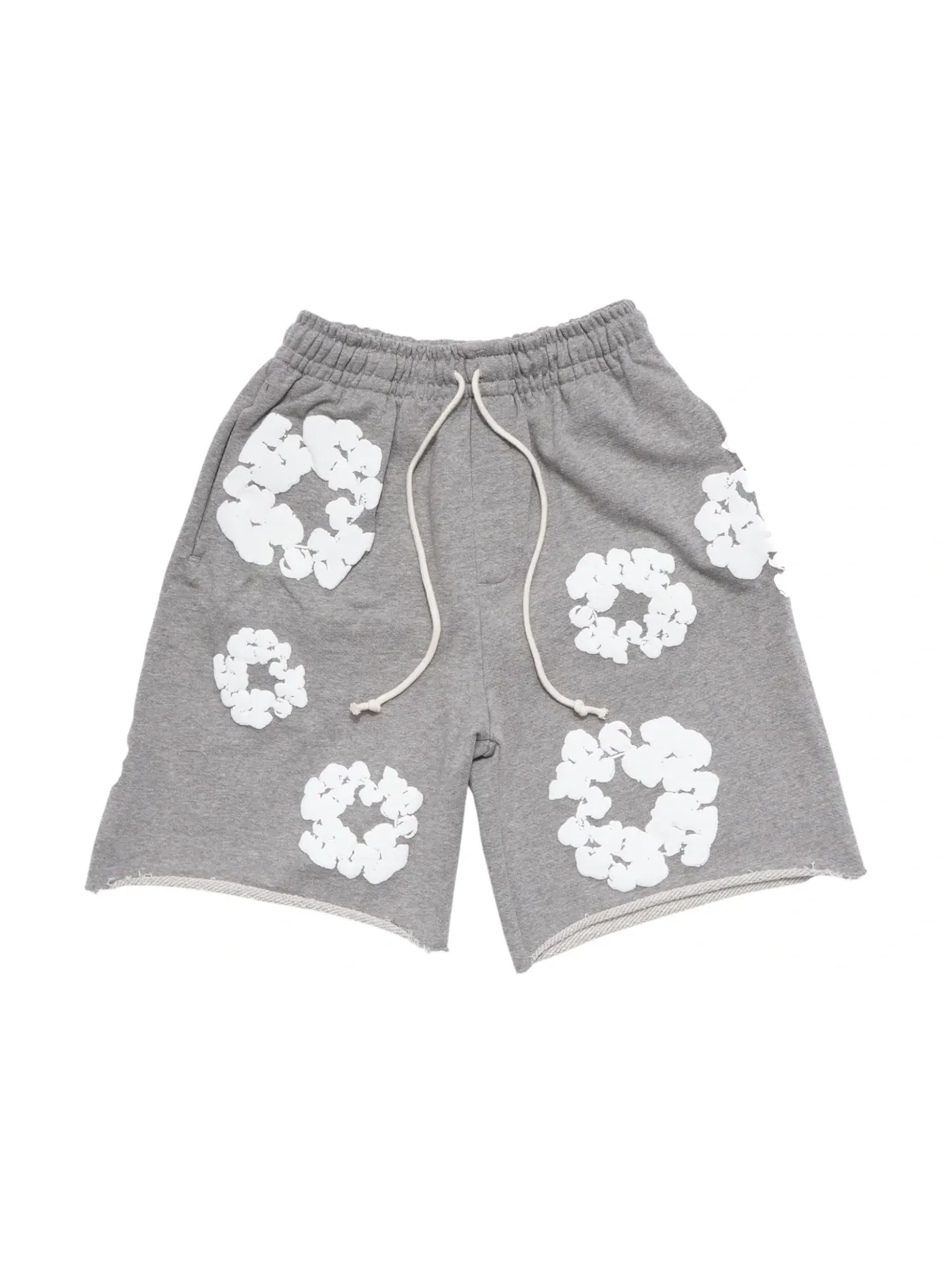 Мужские шорты с принтом Cotton Wreath Denim Tears — изображение 1 из 5, серый
