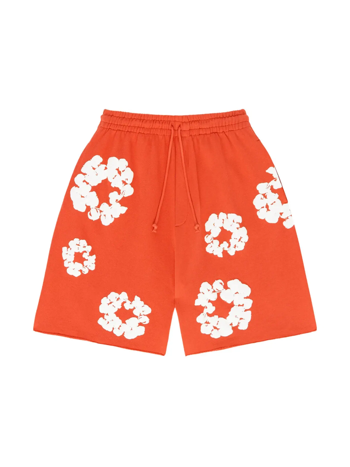 Мужские шорты с принтом Denim Tears The Cotton Wreath Shorts — изображение 1 из 2, оранжевый