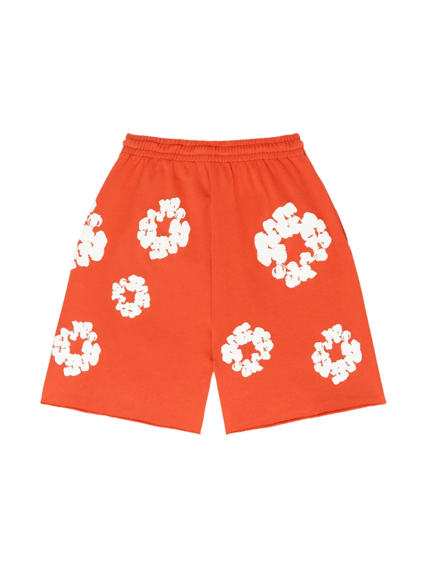 Мужские шорты с принтом Denim Tears The Cotton Wreath Shorts — изображение 2 из 2, оранжевый