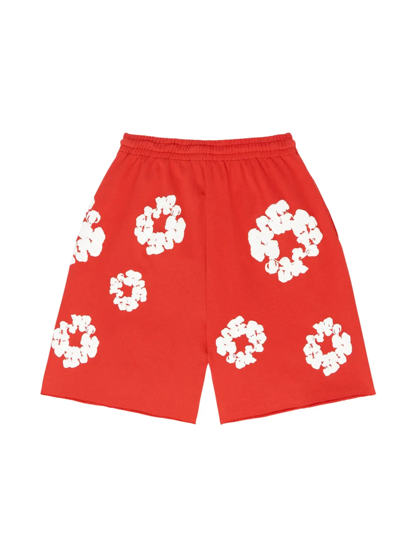Мужские шорты с принтом The Cotton Wreath Shorts Denim Tears — изображение 2 из 2, красный
