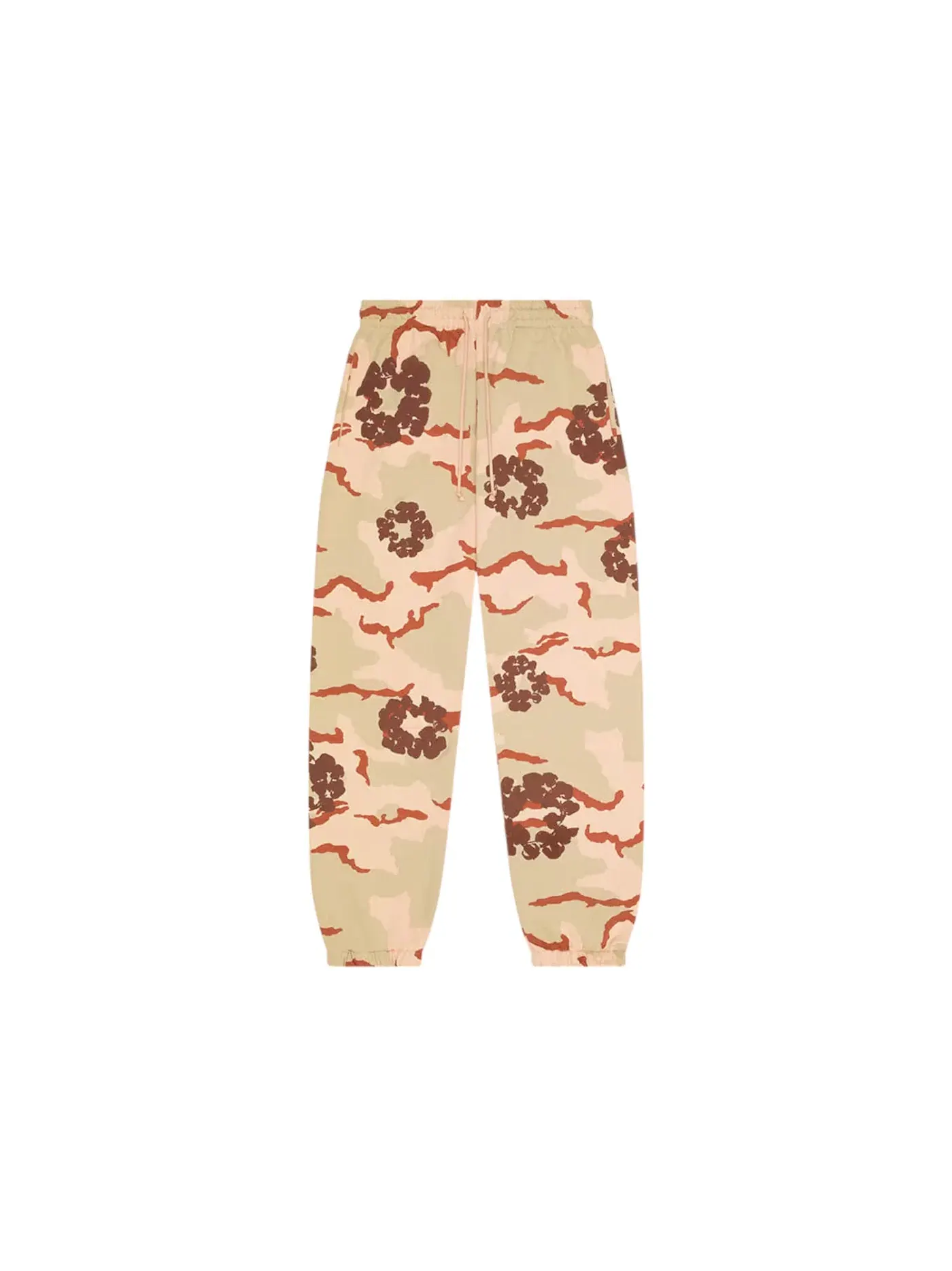 Мужские спортивные штаны с принтом The Cotton Wreath Sweatpant Denim Tears — изображение 1 из 1, бежевый