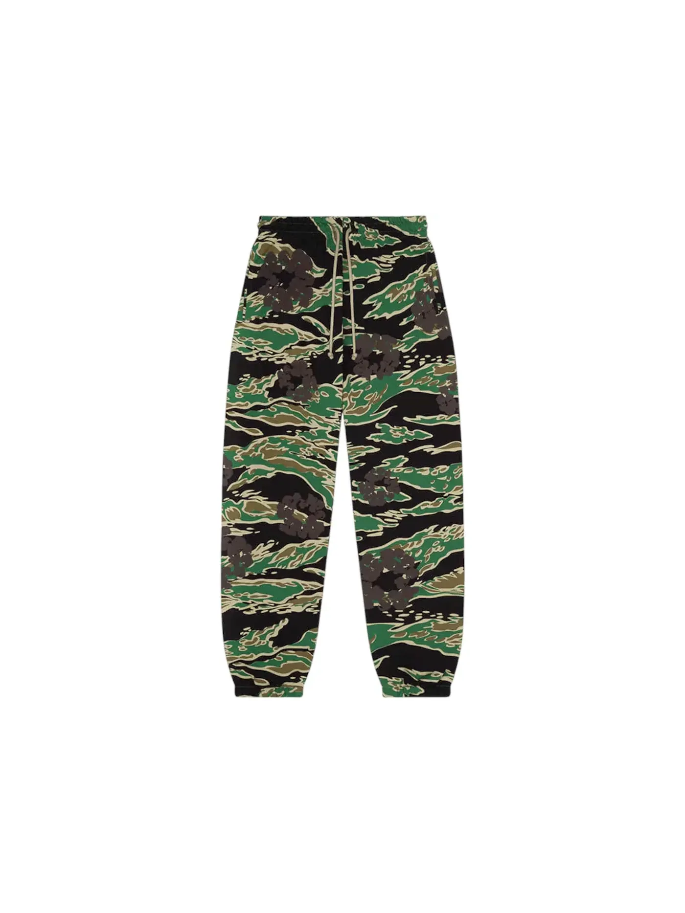 Мужские спортивные штаны с принтом The Cotton Wreath Sweatpant Denim Tears — изображение 1 из 1, зеленый