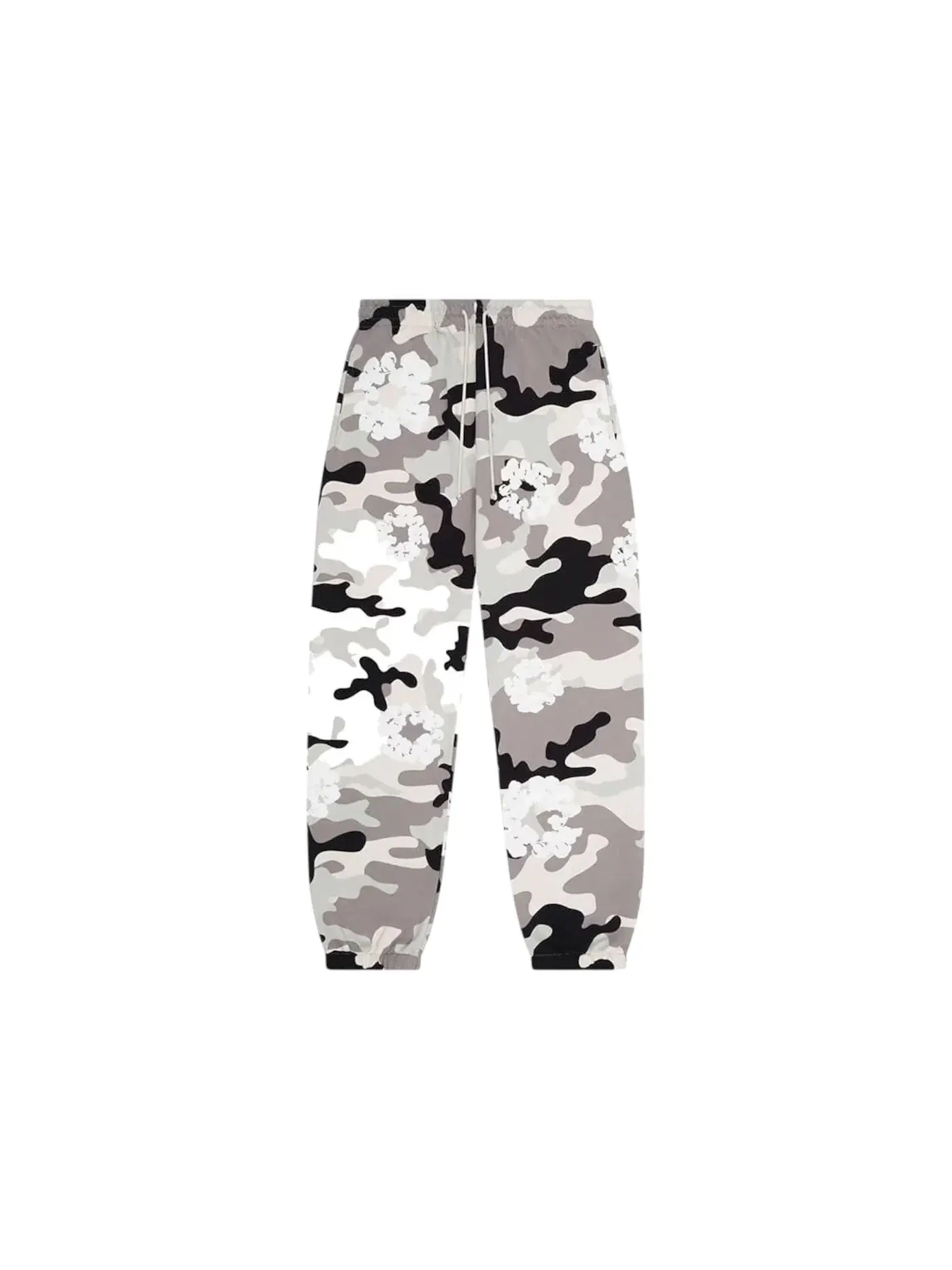 Мужские спортивные штаны с принтом The Cotton Wreath Sweatpant Denim Tears — изображение 1 из 1, белый