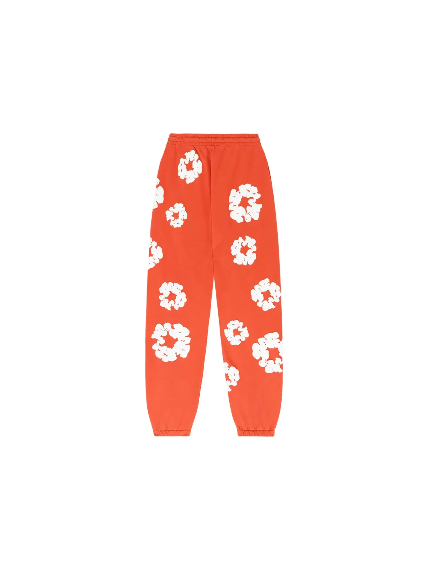 Мужские спортивные штаны с принтом Denim Tears The Cotton Wreath Sweatpants — изображение 2 из 2, оранжевый