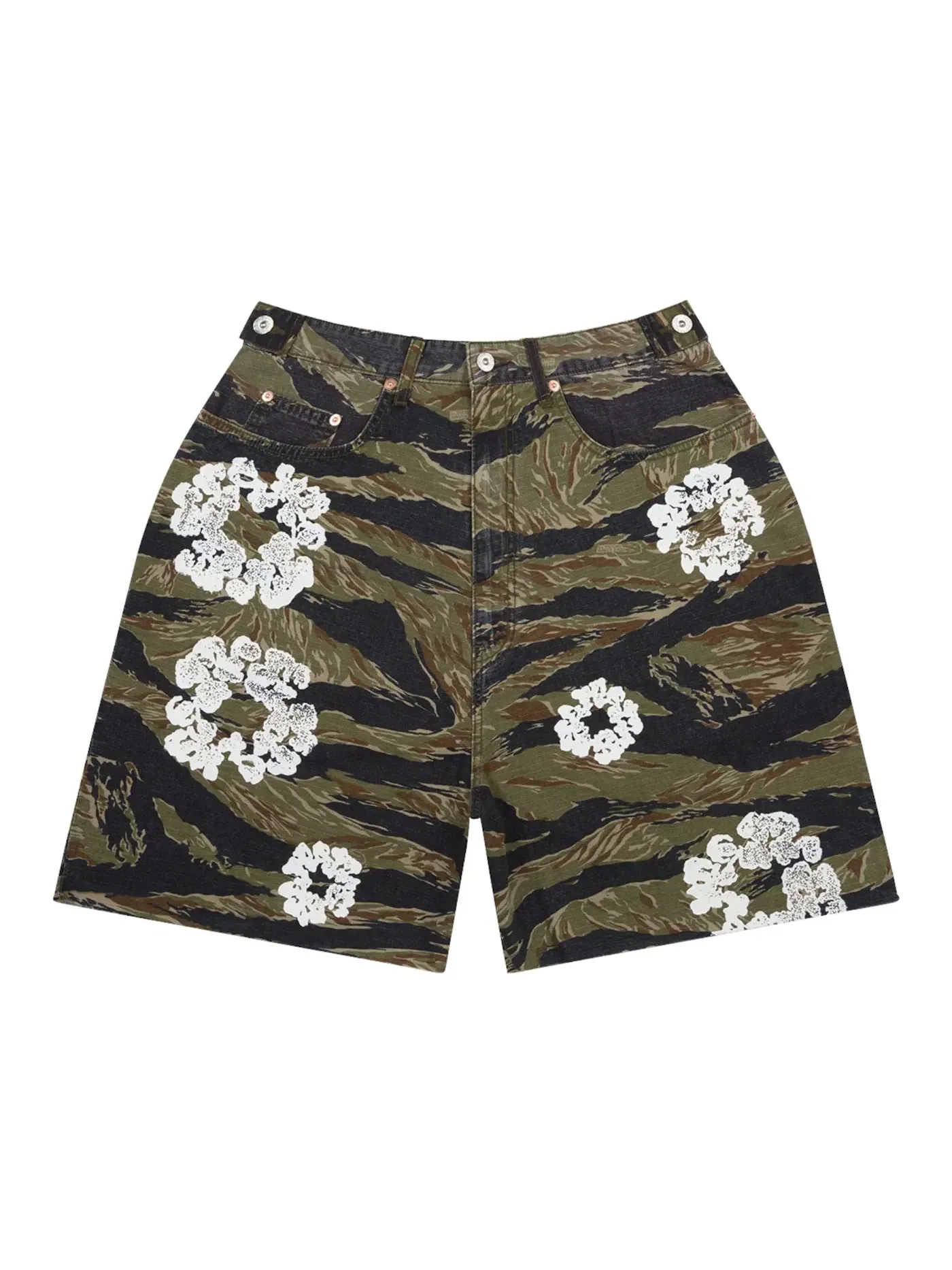 Мужские шорты с камуфляжным принтом Denim Tears Tiger Camo CW Short — изображение 1 из 2, мульти