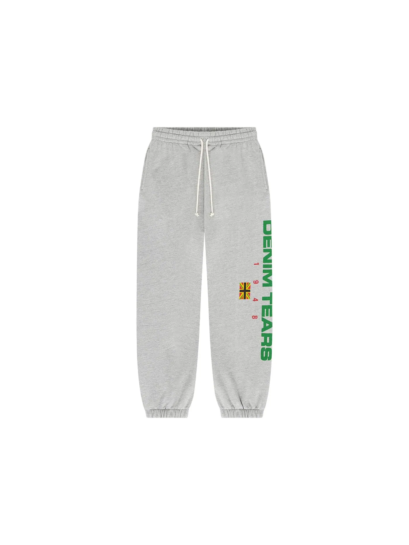 Мужские спортивные штаны с принтом Denim Tears Sweatpant — изображение 1 из 2, серый