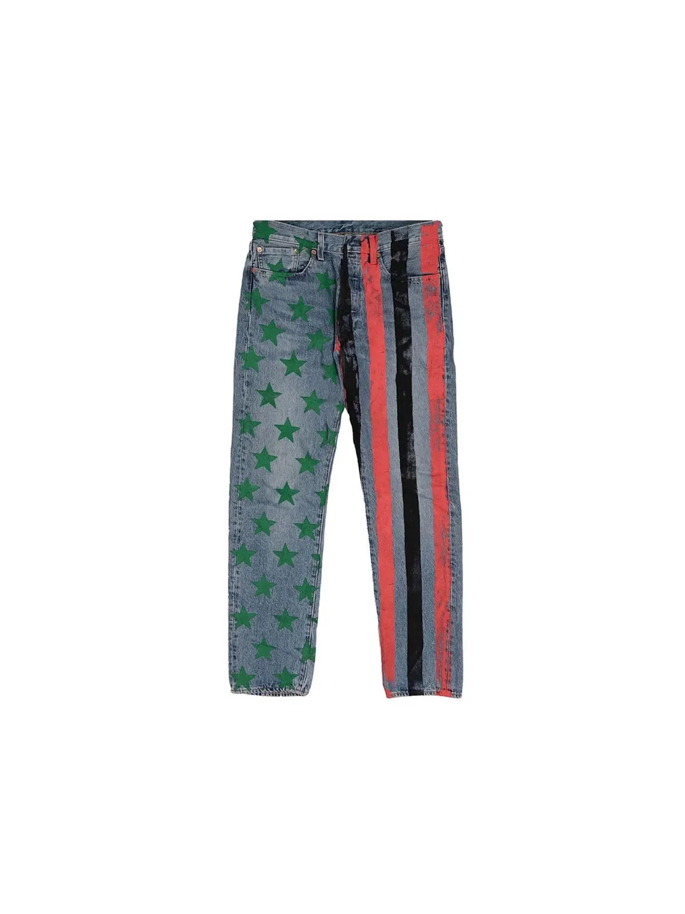 Мужские джинсы с принтом Denim Tears x CPFM 4th of July Denim Plant — изображение 1 из 2, синий