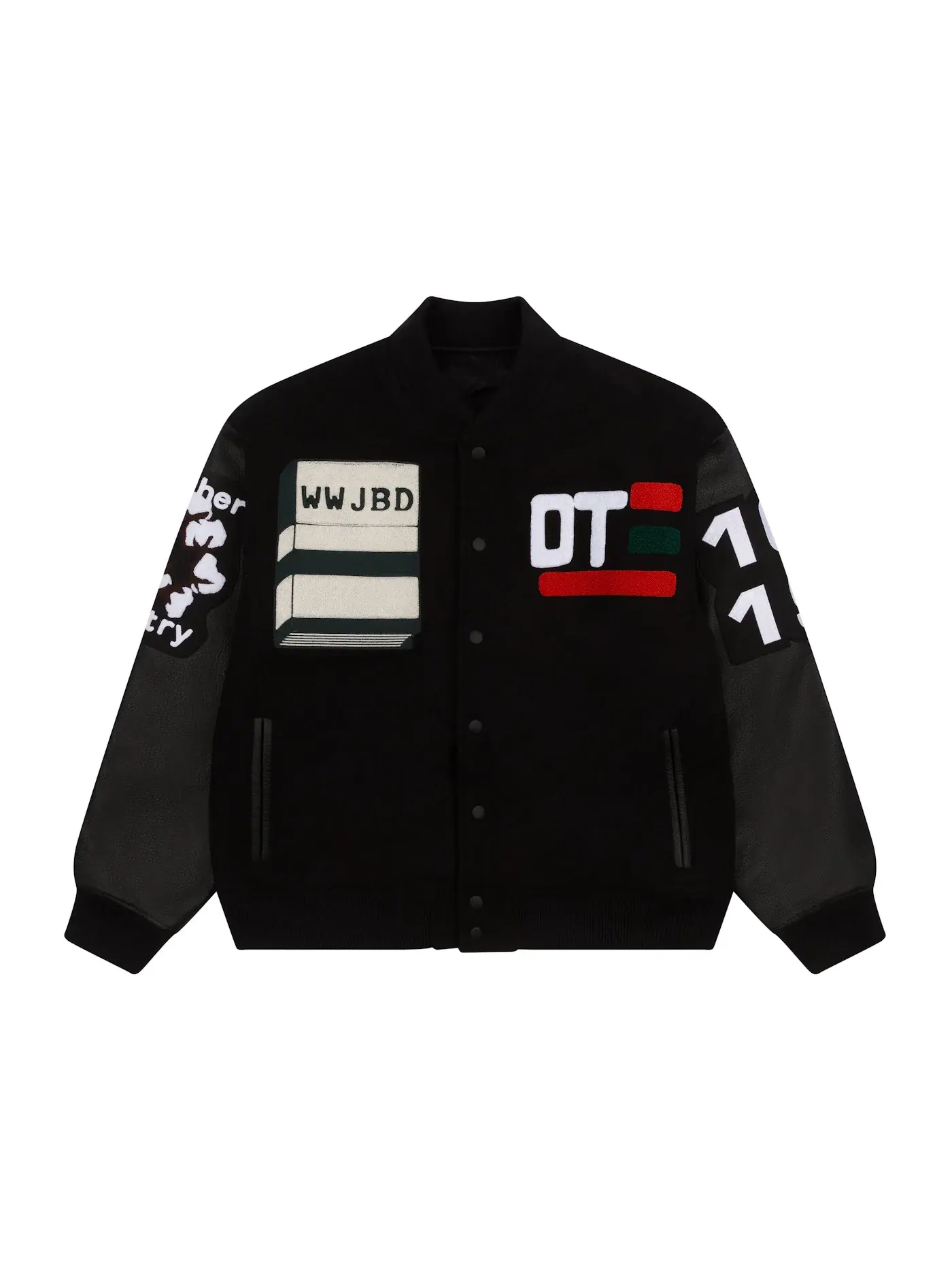 Мужская куртка-бомбер Cactus Tears Varsity Denim Tears — изображение 1 из 2, черный