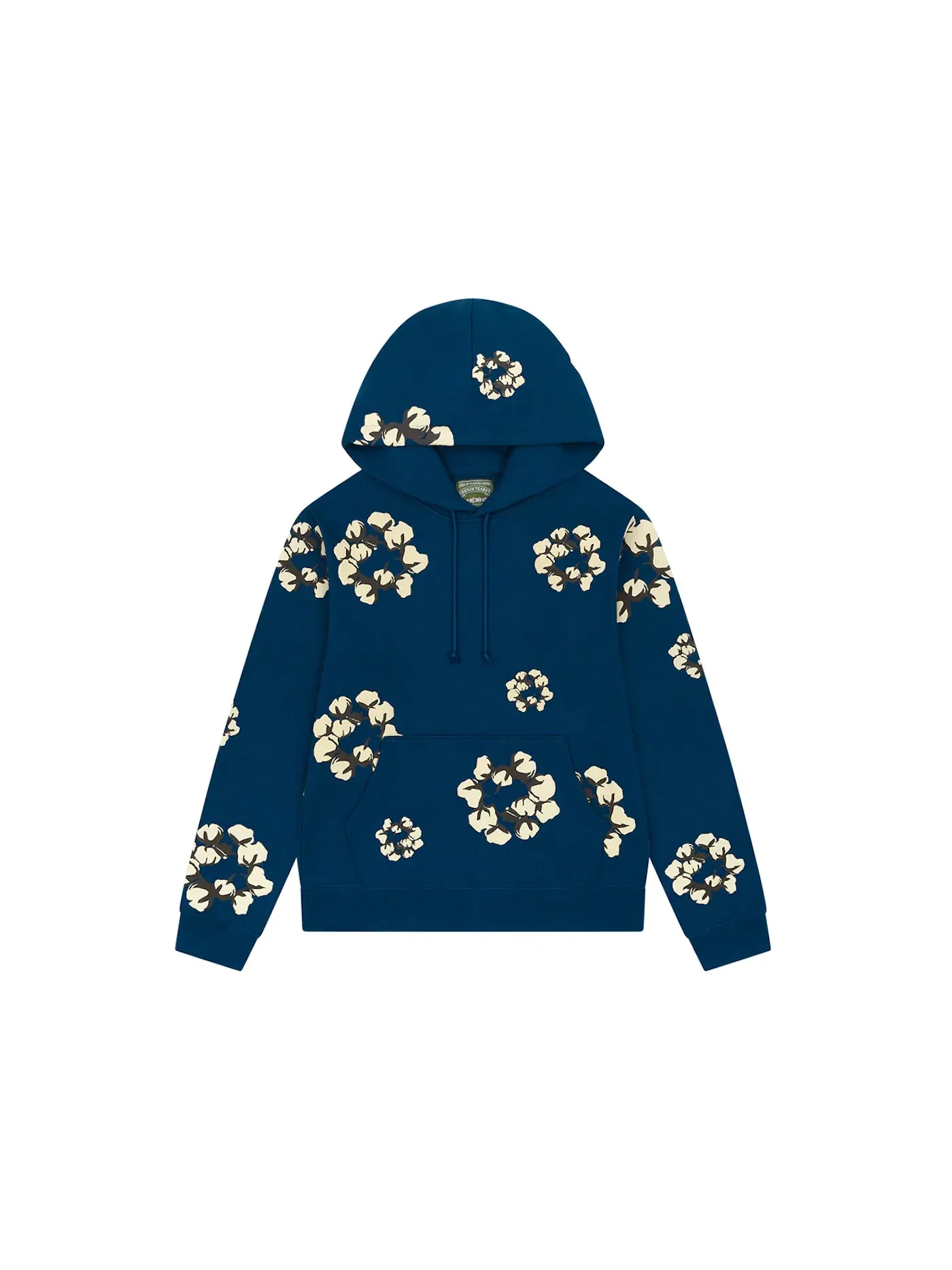 Мужской худи с принтом Cactus Tears Wreath Denim Tears — изображение 1 из 2, темно-синий