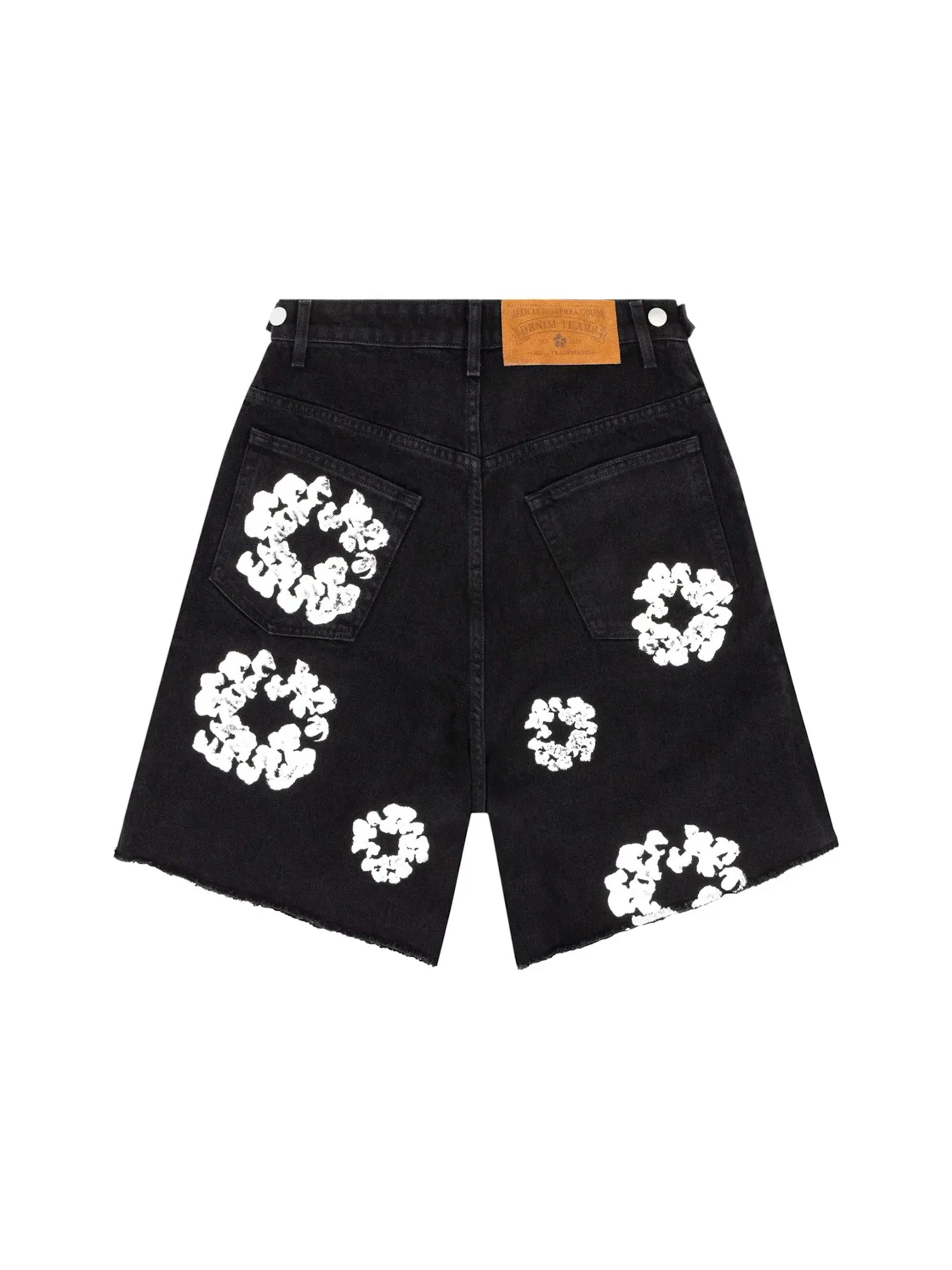 Мужские шорты с вышивкой Denim Tears Short — изображение 2 из 3, черный