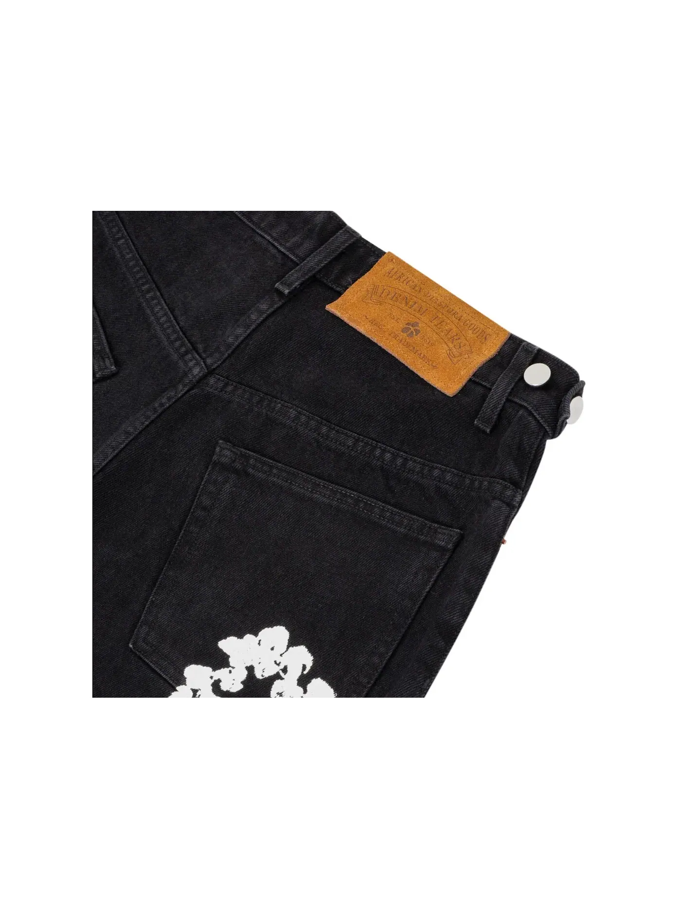 Мужские шорты с вышивкой Denim Tears Short — изображение 3 из 3, черный