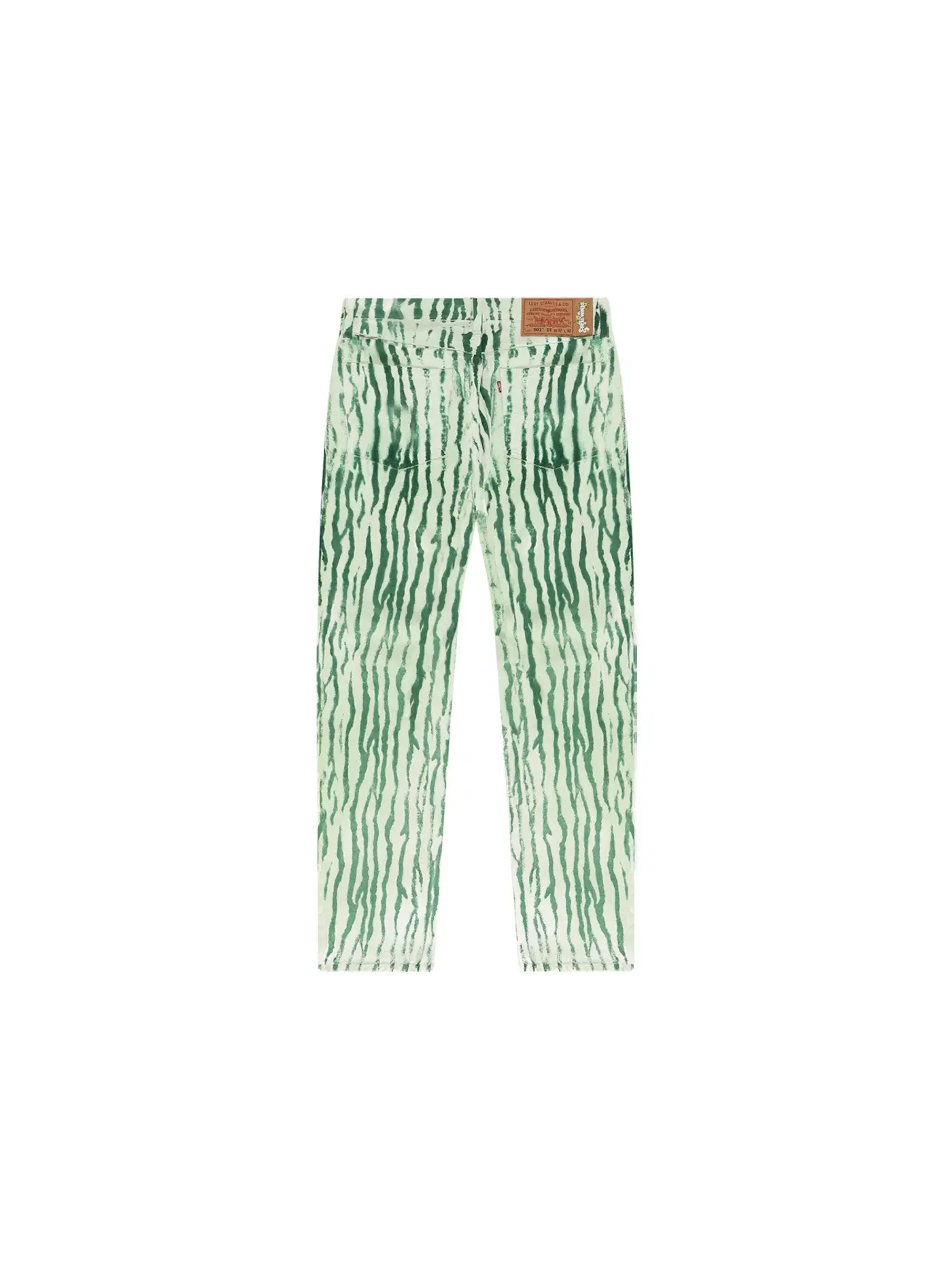 Мужские джинсы Levis Rind 501 Denim Tears — изображение 2 из 2, зеленый