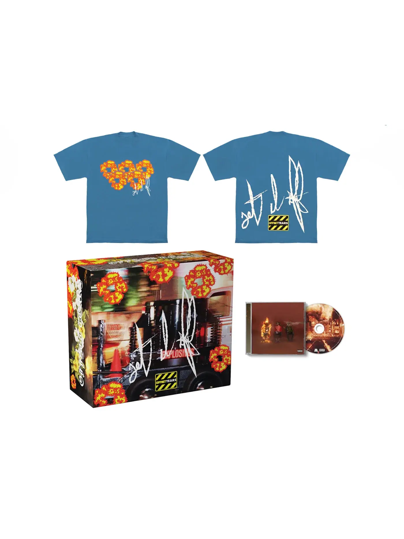 Мужская футболка с принтом Box Set #4 Denim Tears — изображение 1 из 3, мульти