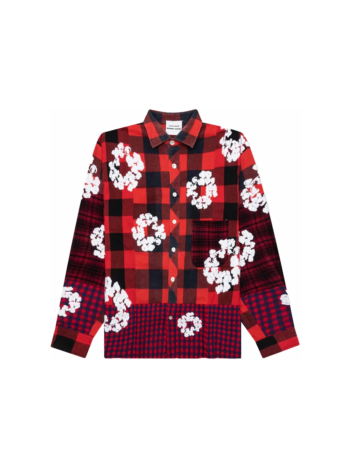 Мужская футболка с длинным рукавом L/S T-shirt Denim Tears — изображение 1 из 3, красный