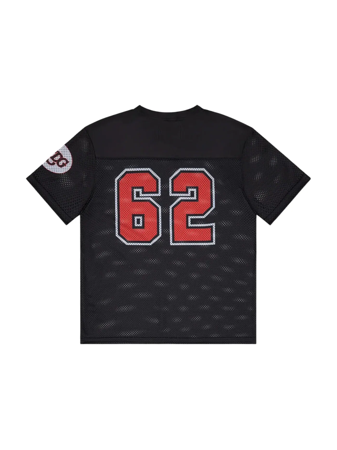 Мужская футбольная джерси с принтом Denim Tears x Rolling Stones Jersey — изображение 2 из 2, черный