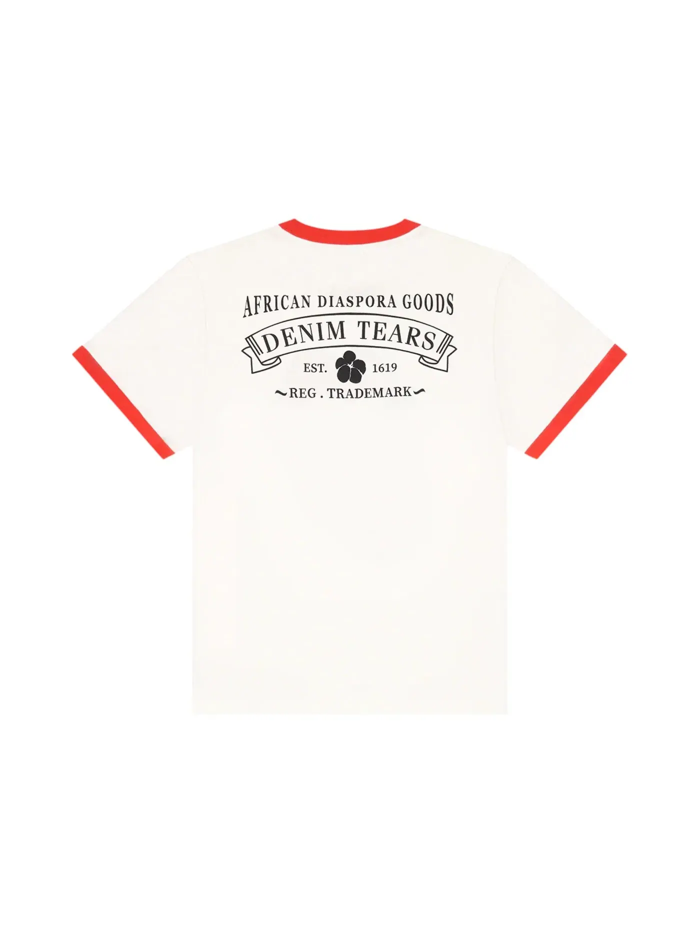 Мужская футболка с принтом Denim Tears x Rolling Stones Ringer Tee — изображение 2 из 2, мульти