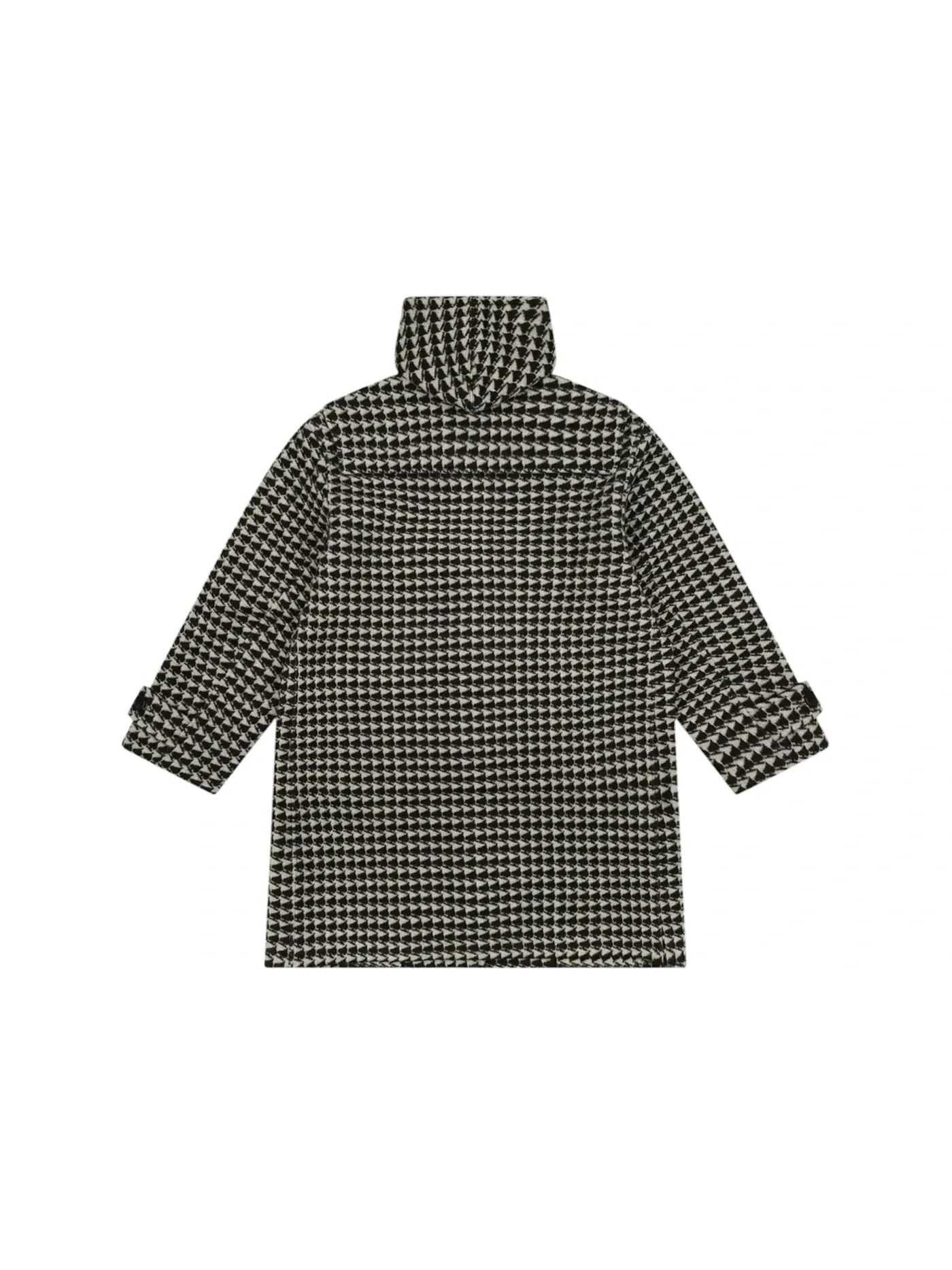 Мужское пальто с жаккардовым узором Denim Tears x Stussy Spade Jacquard Duffle Coat — изображение 2 из 2, мульти