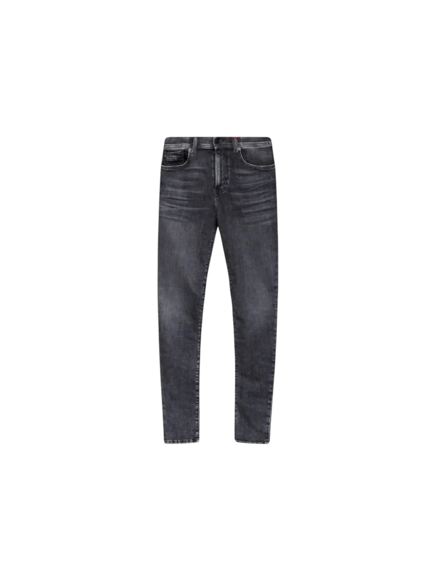 Мужские джинсы скинни Diesel D-Amny Washed Black — изображение 1 из 1, черный