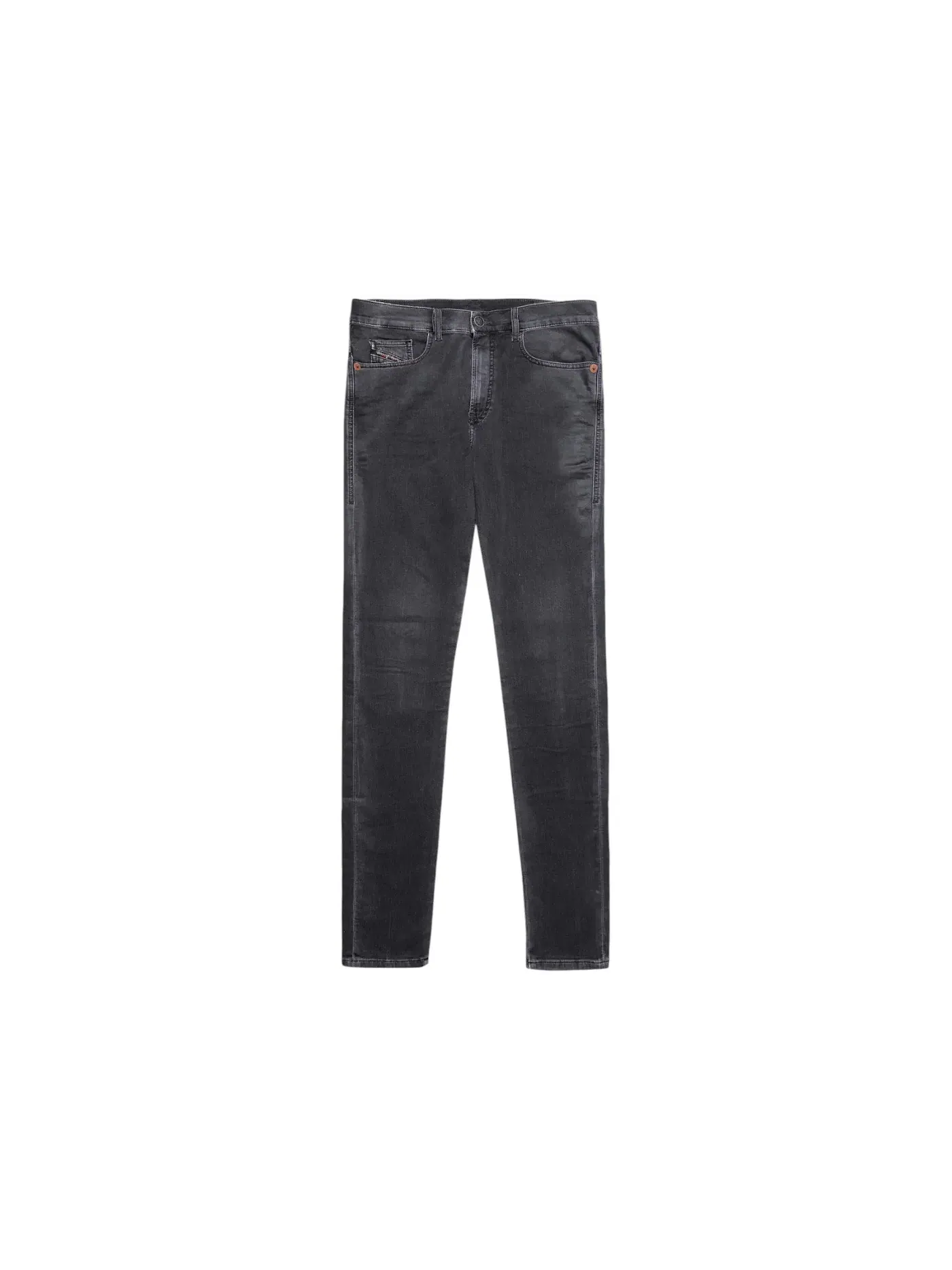 Мужские джинсы скинни D-Amny Skinny Fit Black Jogger Jeans Diesel — изображение 1 из 1, черный