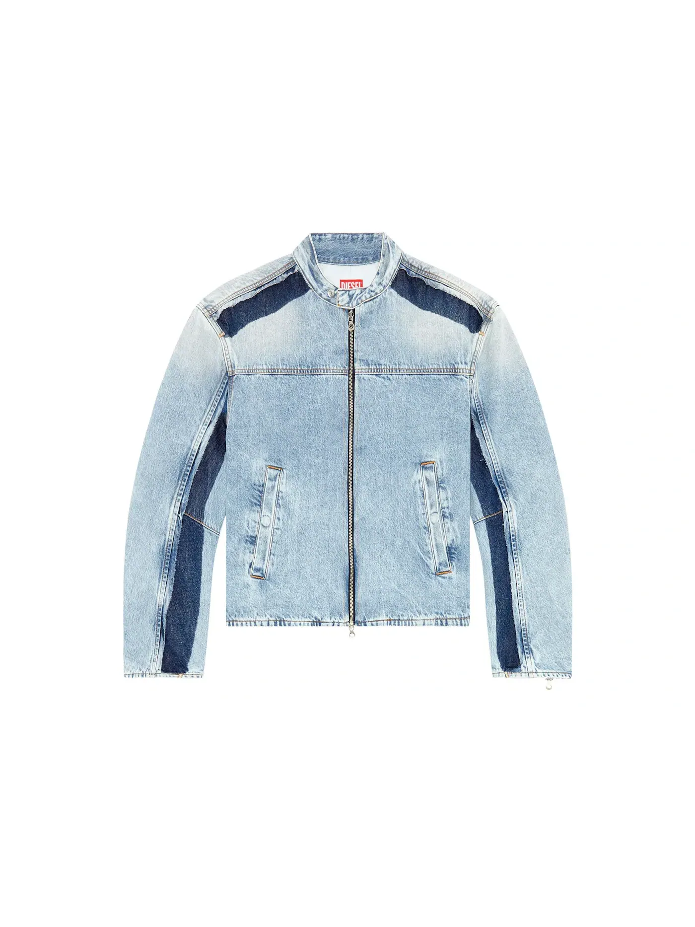 Мужская куртка-джинсовка двухцветная D-Marge-S1 Diesel — изображение 1 из 1, светлый синий