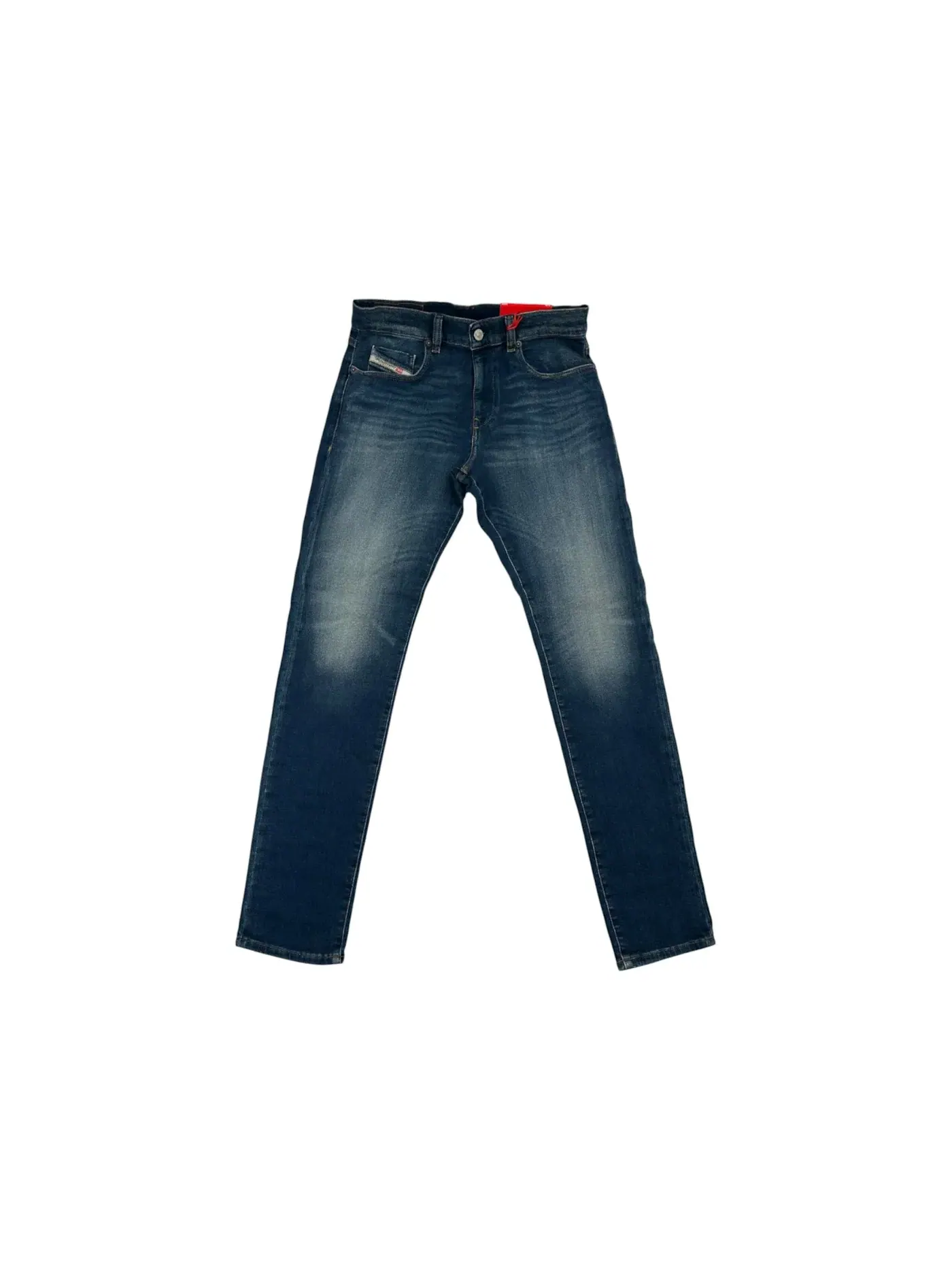 Мужские джинсы скинни D-Strukt Skinny Fit Blue Joggers Jeans Diesel — изображение 1 из 2, синий