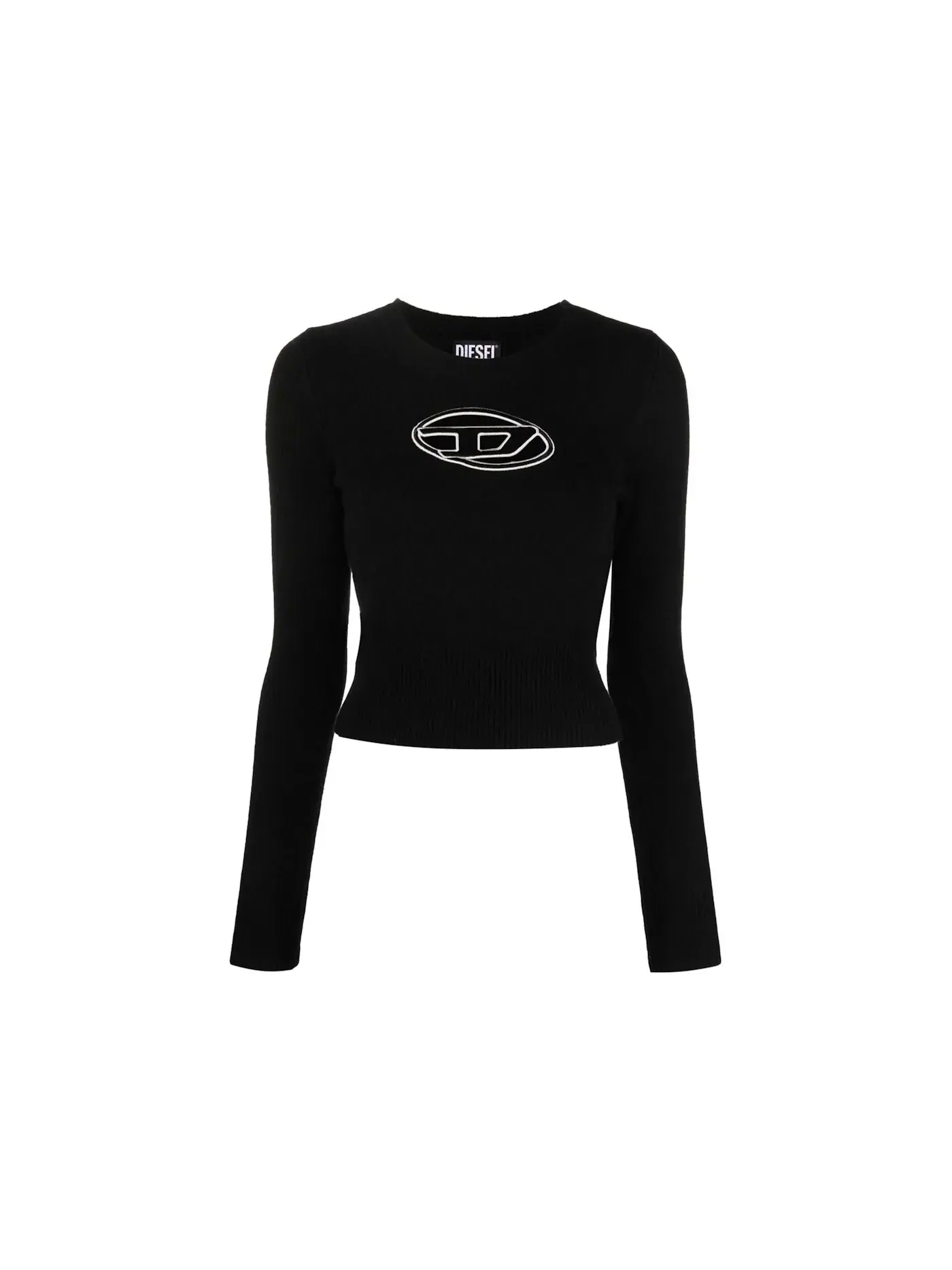 Женский свитер вязаный Knitwear Diesel — изображение 1 из 1, глубокий/черный