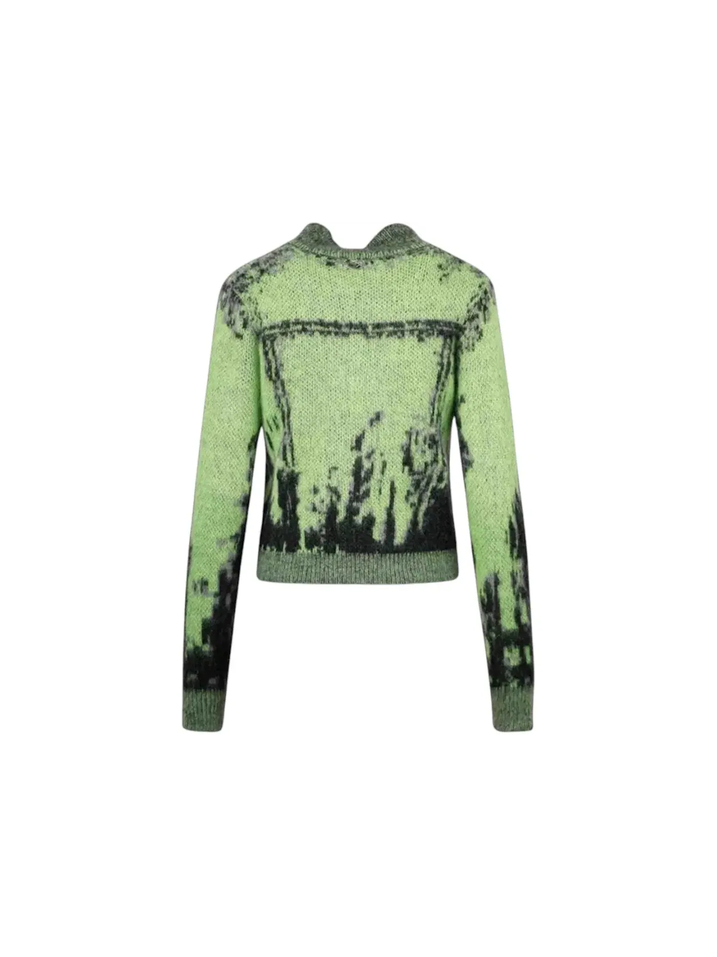 Женский свитер молния спереди M-Taphos Cara Zip Up Sweater Diesel — изображение 2 из 2, зеленый