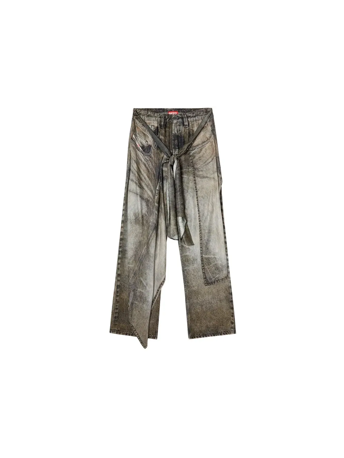 Женские брюки деним Diesel Trousers — изображение 1 из 1, черный джинсовый синий