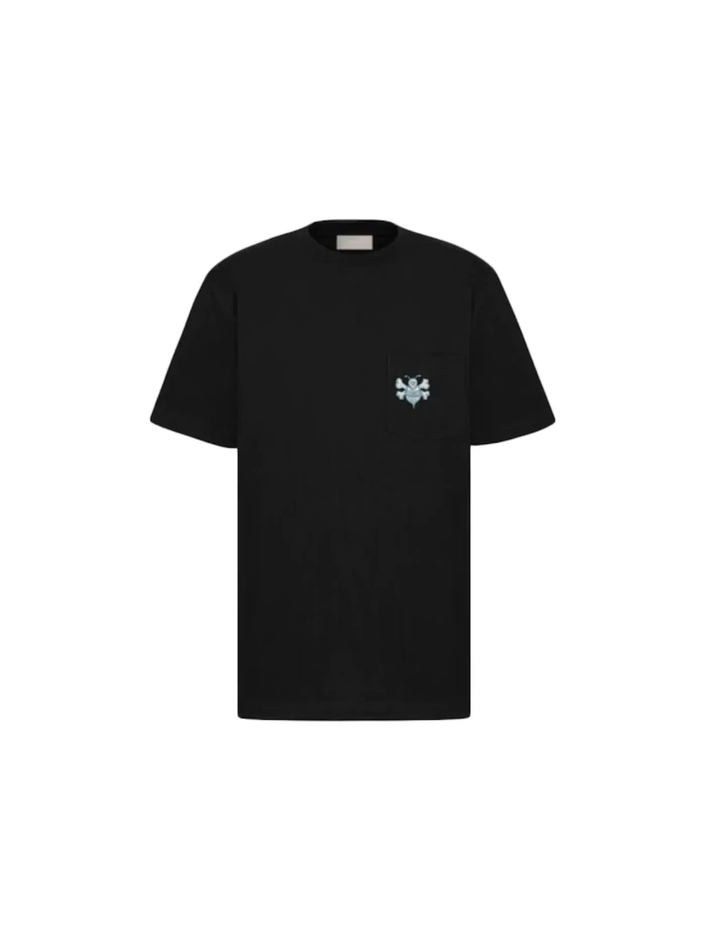 Мужская футболка с принтом Dior And Shawn Oversized Bee T-Shirt Dior — изображение 1 из 1, черный
