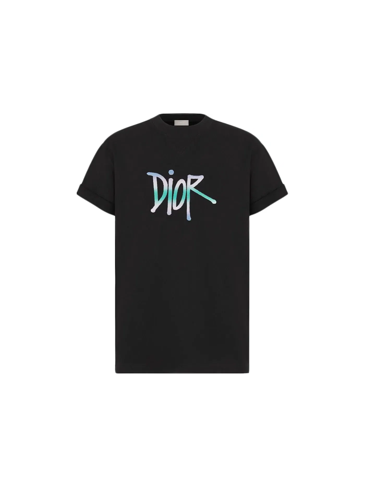 Мужская футболка с принтом Oversized Logo Dior — изображение 1 из 1, черный