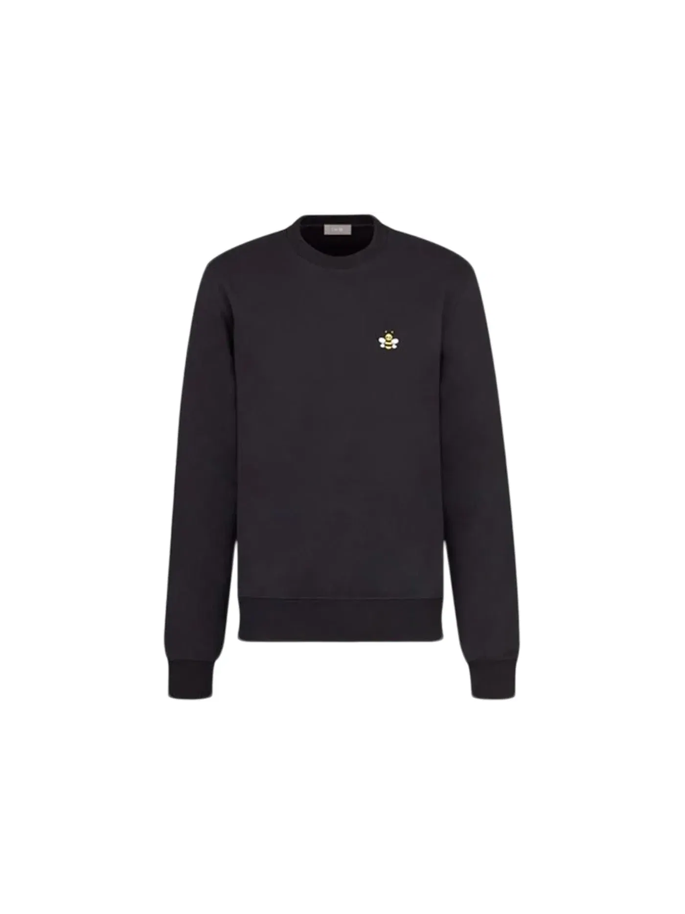Мужской свитшот с принтом KAWS Bee Logo Dior — изображение 1 из 1, черный