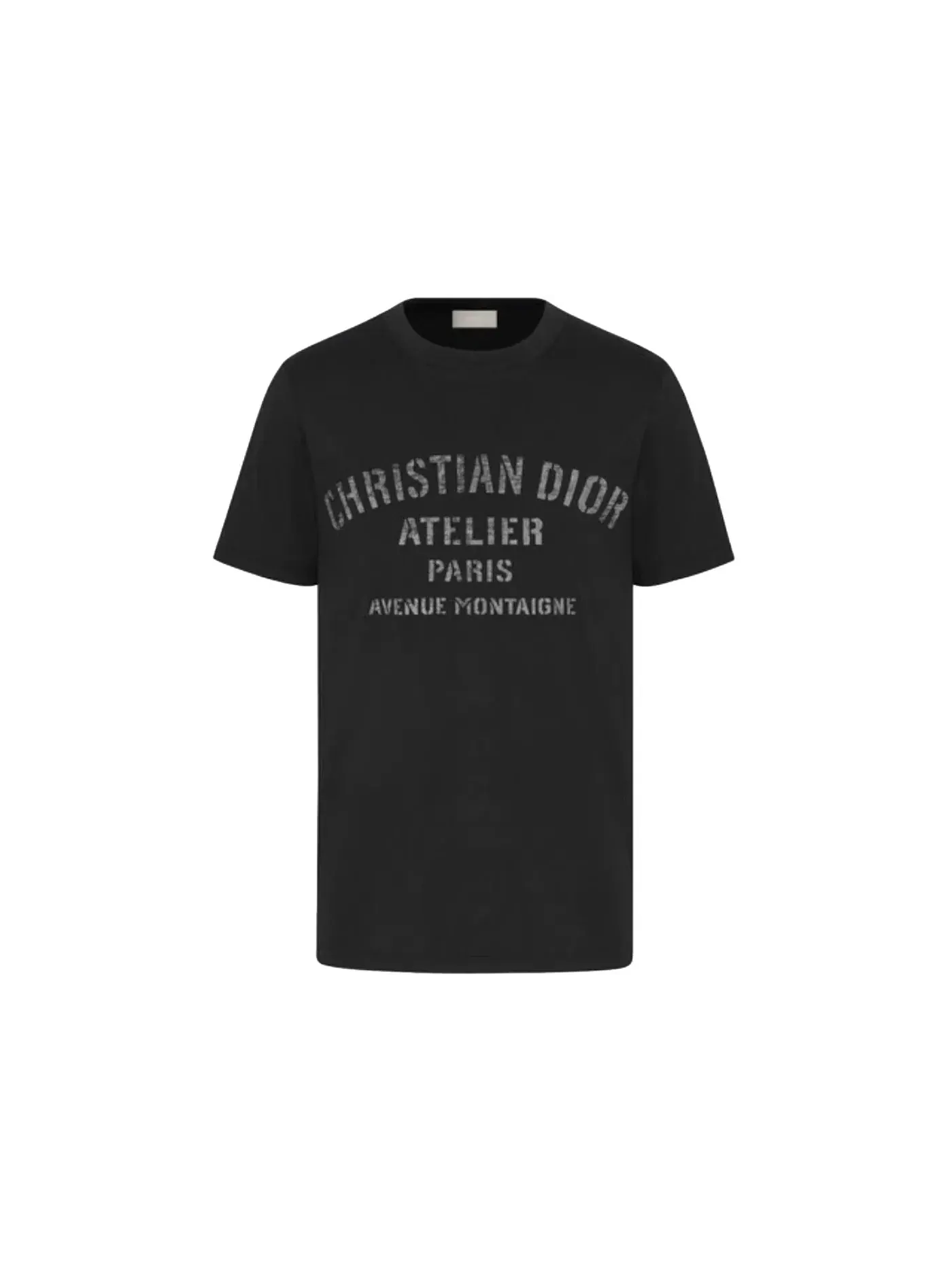 Мужская футболка с принтом Dior Oversized Christian Dior Atelier T-shirt Dior — изображение 1 из 1, черный