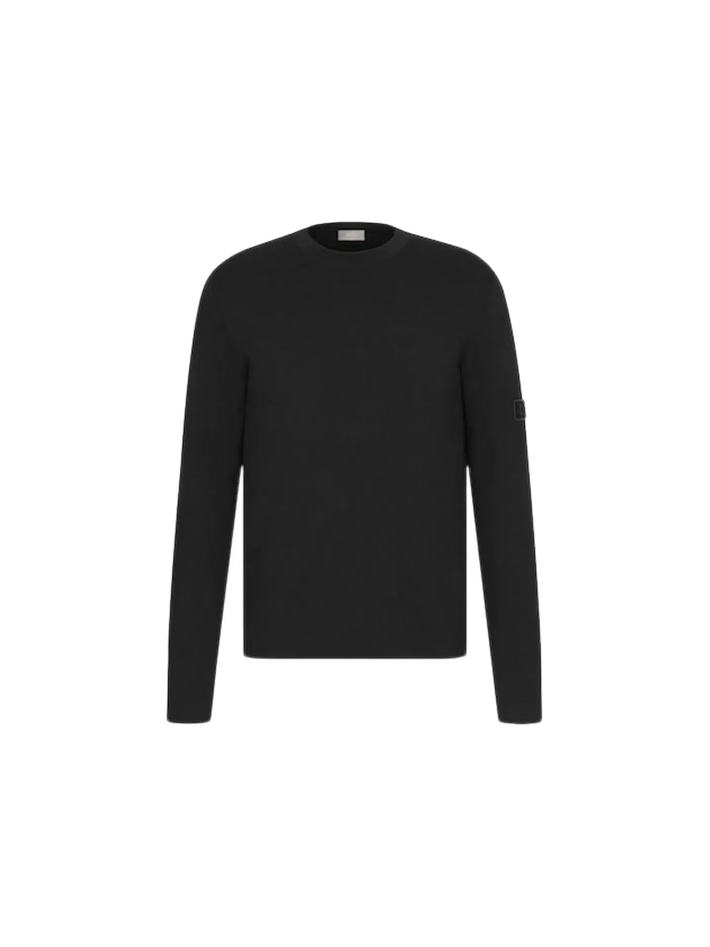 Мужской свитер из шерсти Milano Dior Patch — изображение 1 из 1, черный