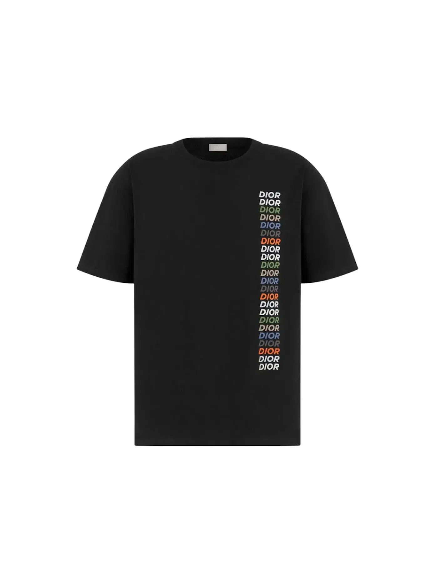 Мужская футболка с принтом T-shirt Dior — изображение 1 из 1, черный