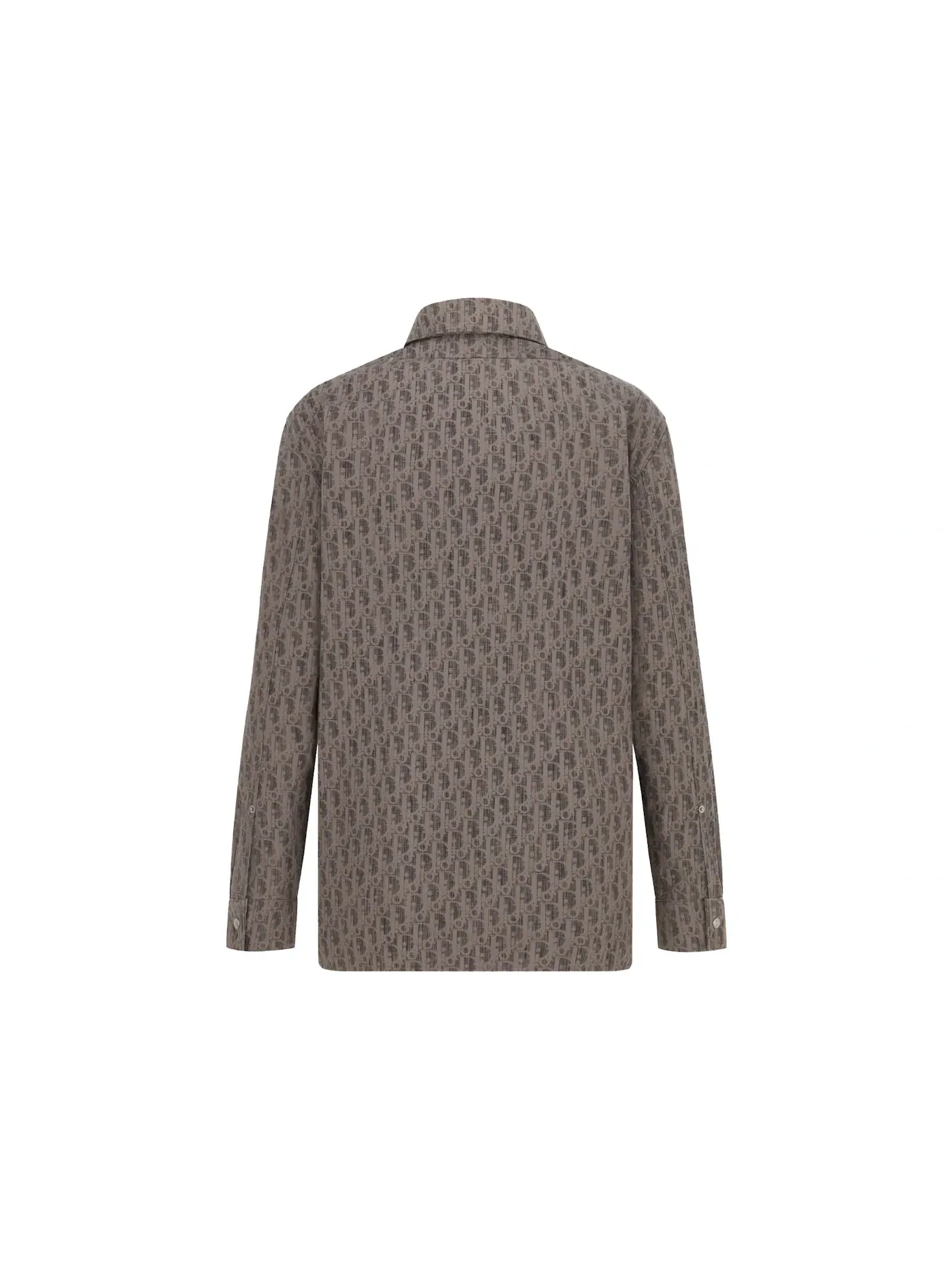 Мужская рубашка-овершерт с принтом Overshirt Dior — изображение 2 из 2, коричневый/черный