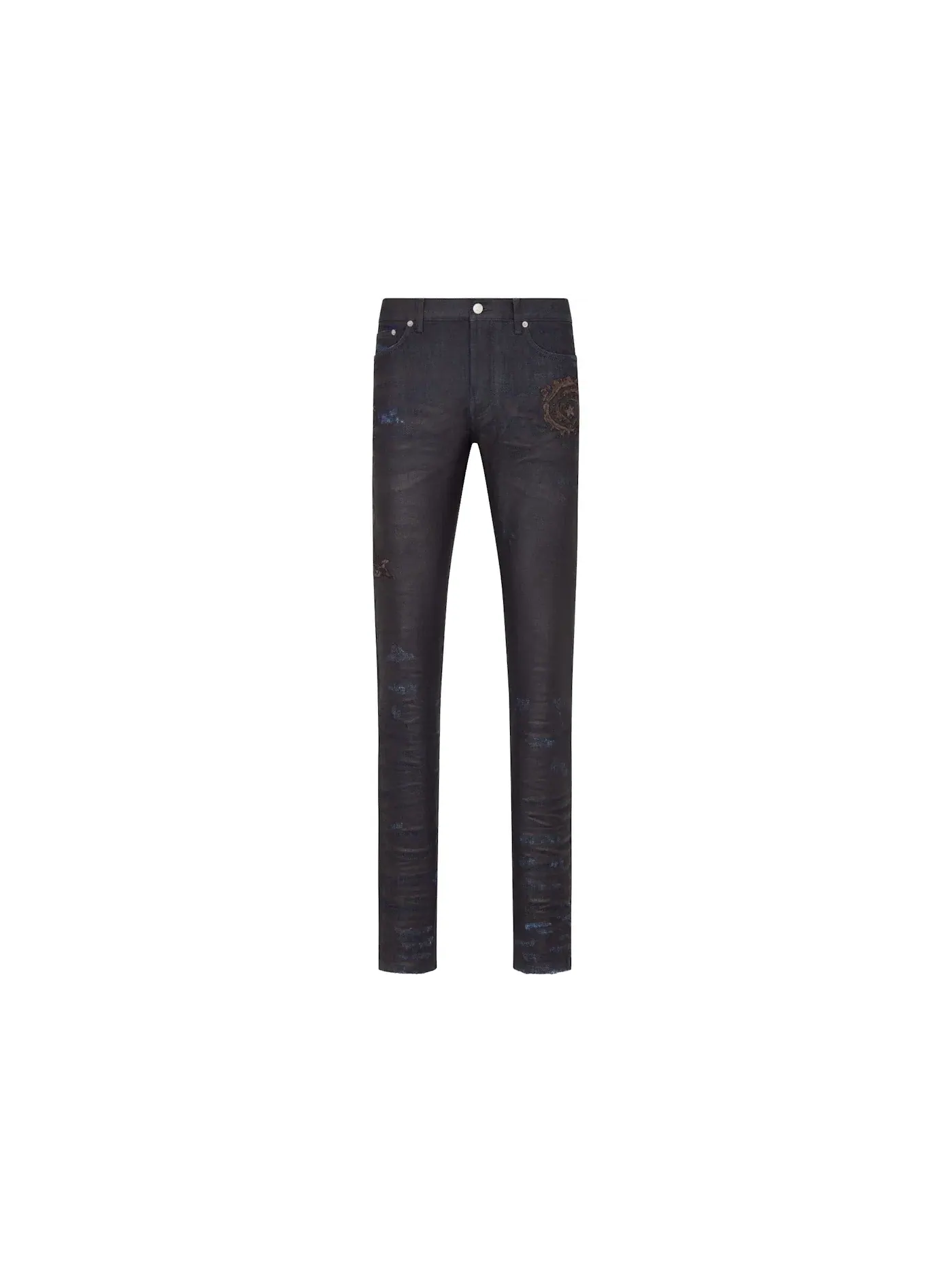 Мужские джинсы slim-fit Dior x CACTUS JACK — изображение 1 из 2, синий