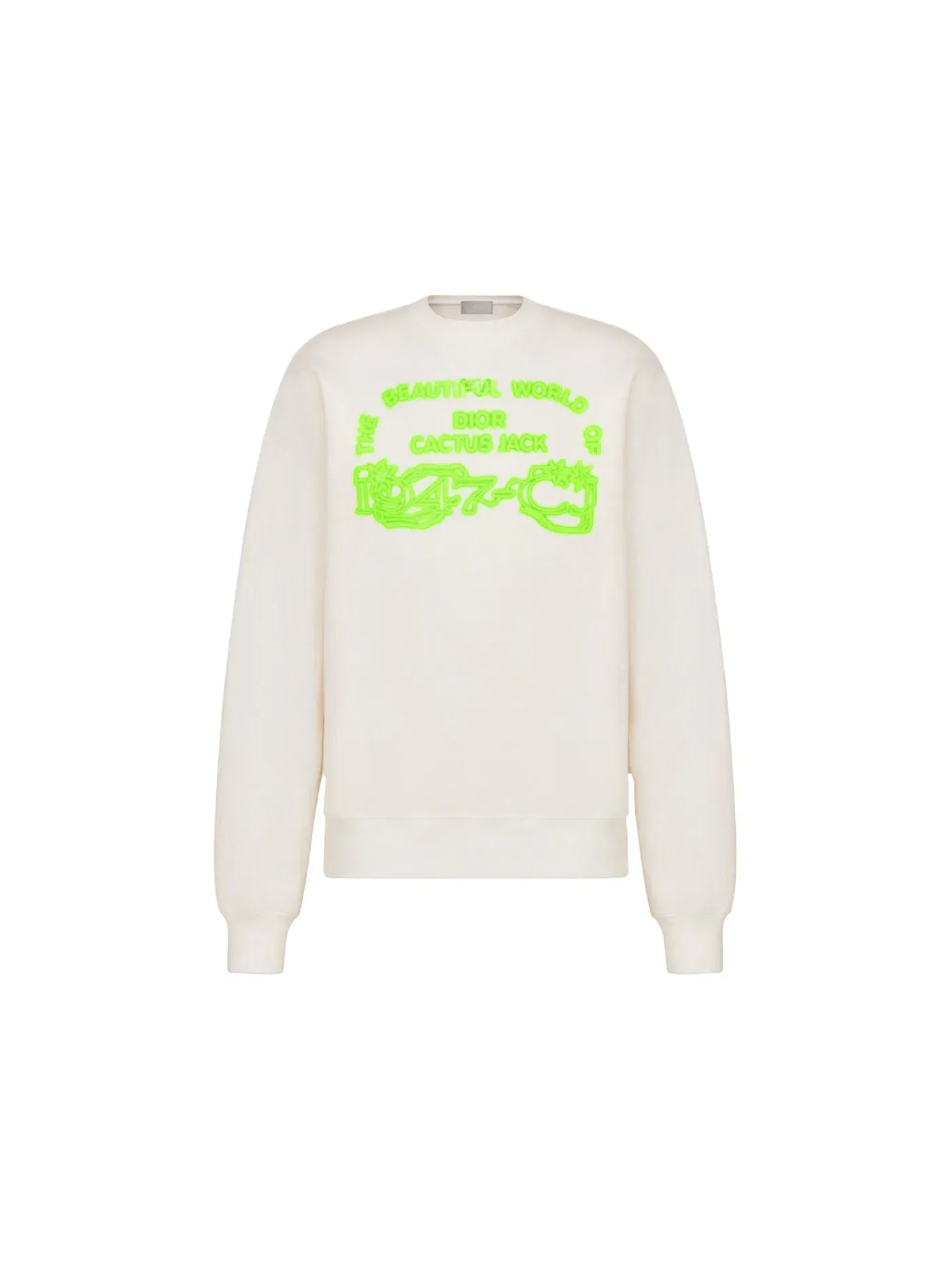 Мужской свитшот с принтом Sweatshirt Dior — изображение 1 из 1, белый