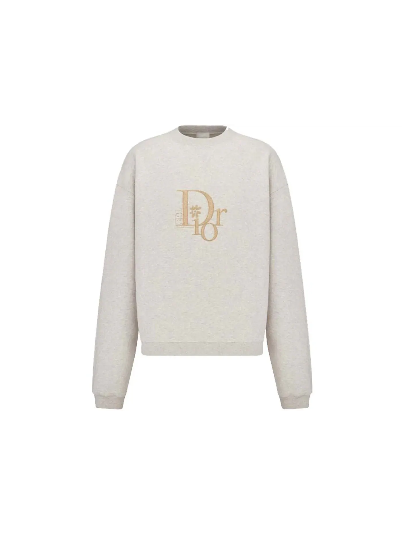 Женский свитшот оверсайз с ворсом Dior x ERL