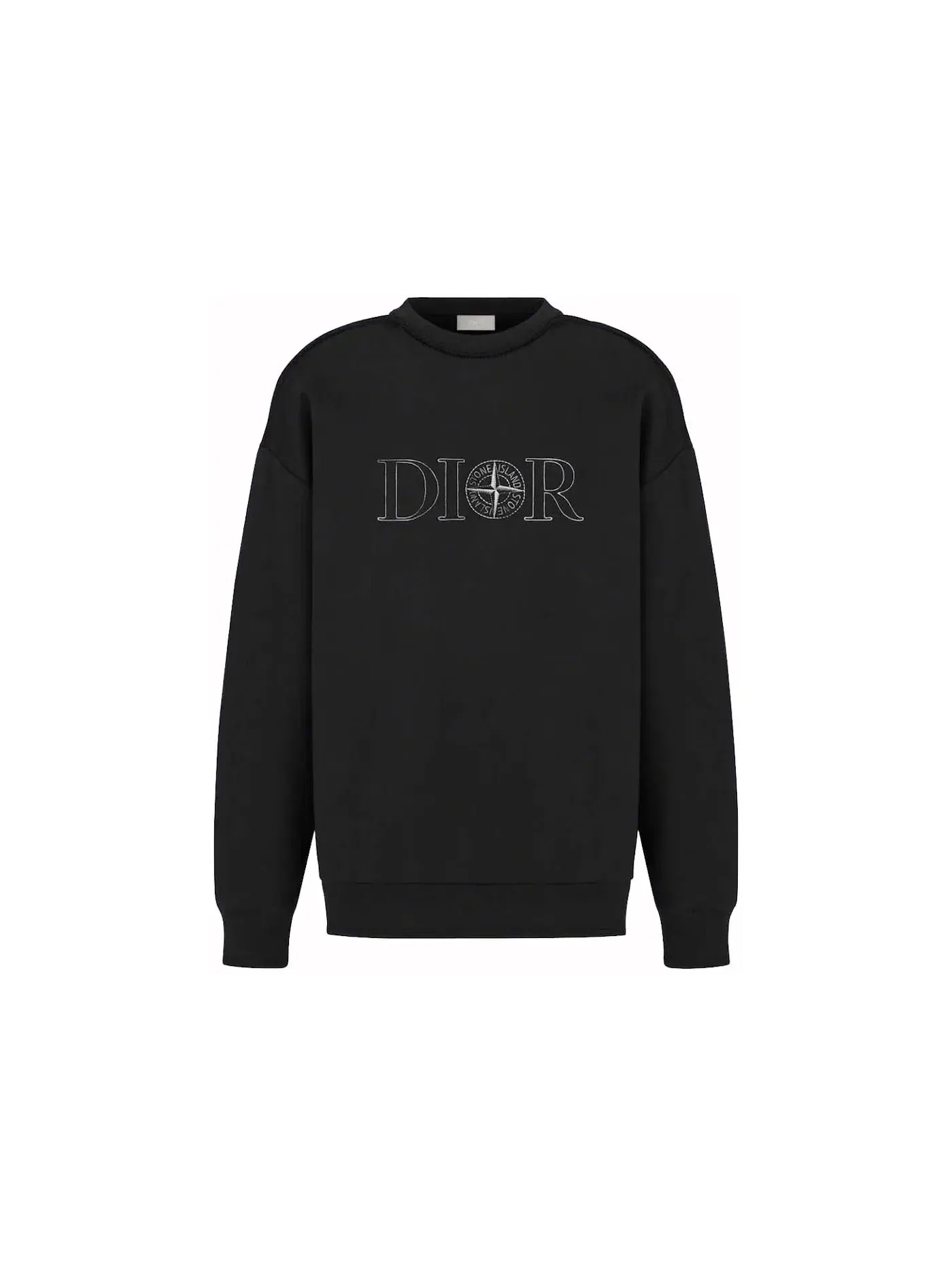 Мужской свитшот Dior x Stone Island Sweatshirt — изображение 1 из 1, черный